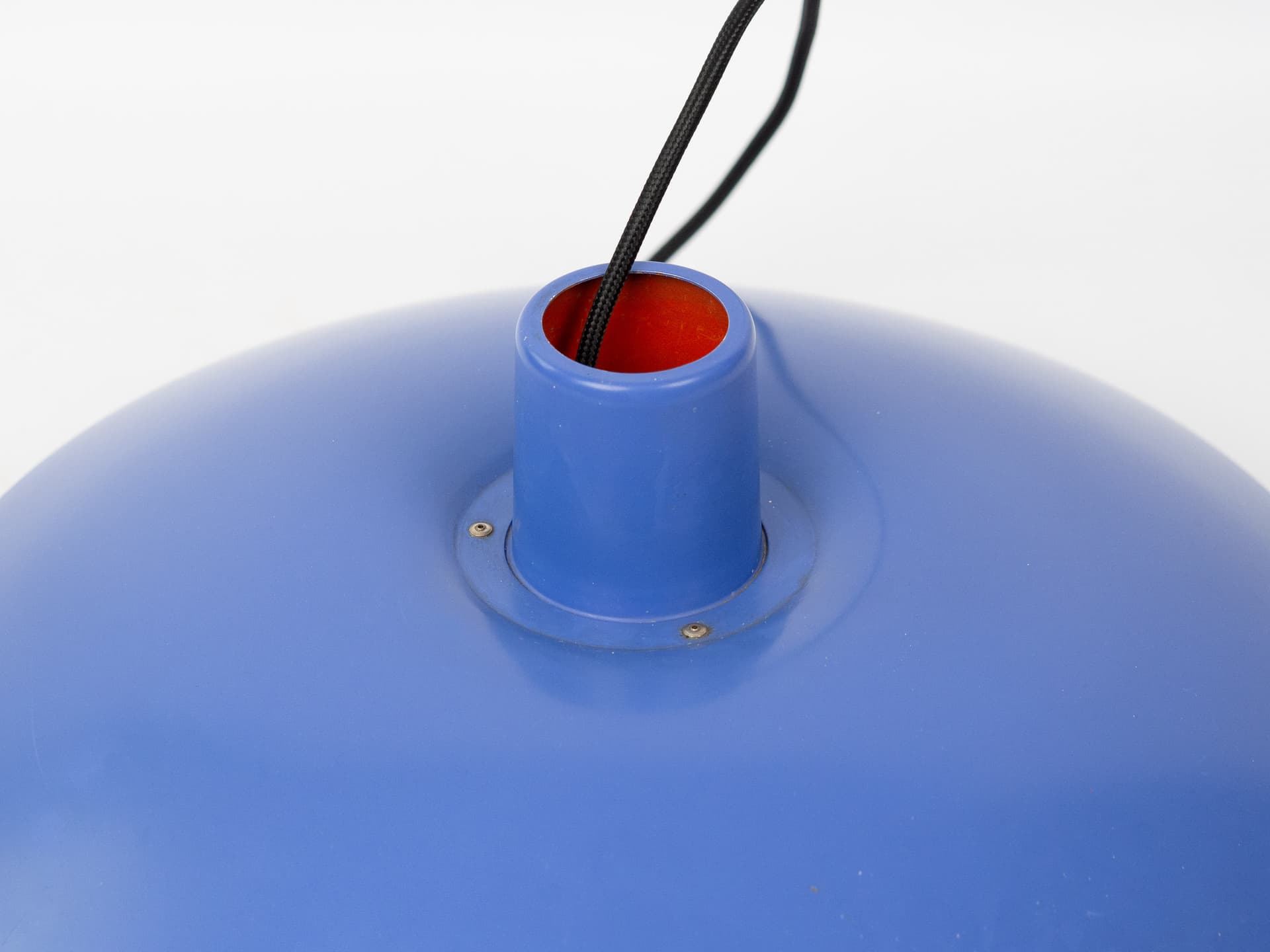 Lampa wisząca PH 4/3, niebieski, aluminium, proj. P. Henningsen, Louis Poulsen, Dania, lata 80. - 341707
