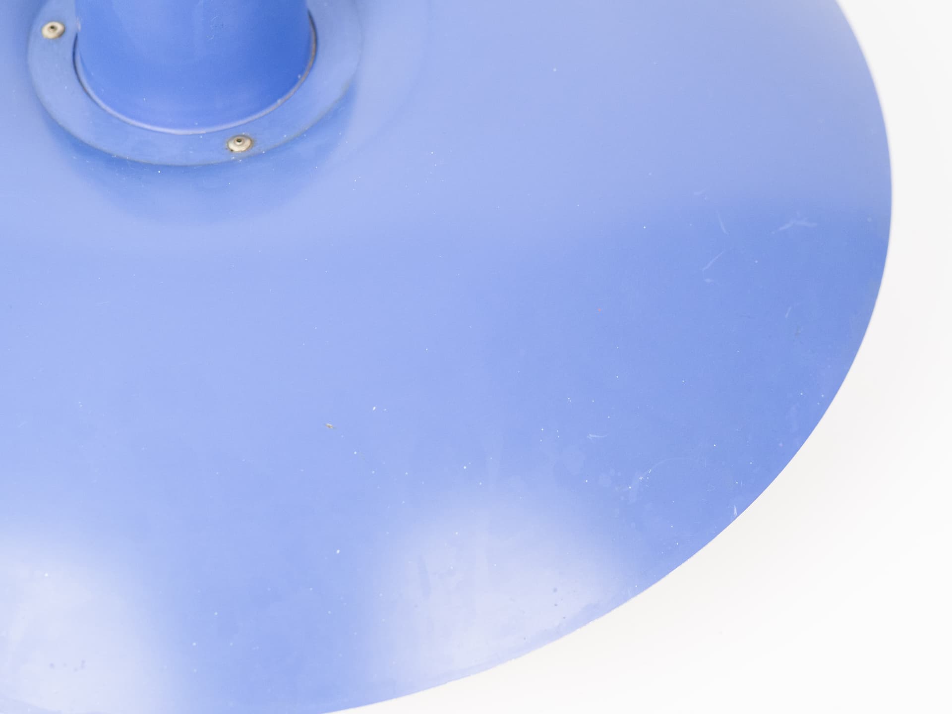 Lampa wisząca PH 4/3, niebieski, aluminium, proj. P. Henningsen, Louis Poulsen, Dania, lata 80. - 341713
