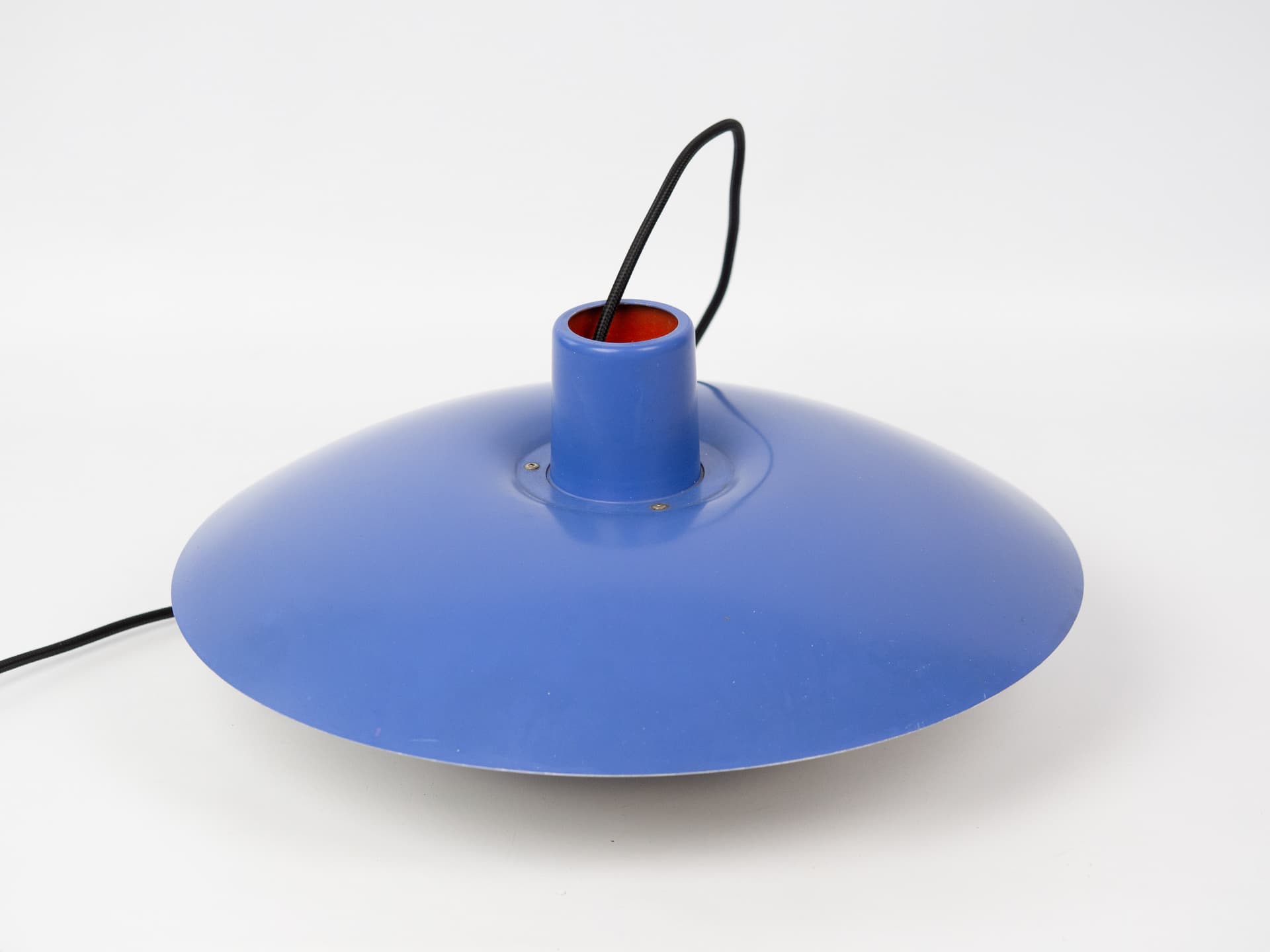 Lampa wisząca PH 4/3, niebieski, aluminium, proj. P. Henningsen, Louis Poulsen, Dania, lata 80. - 341706