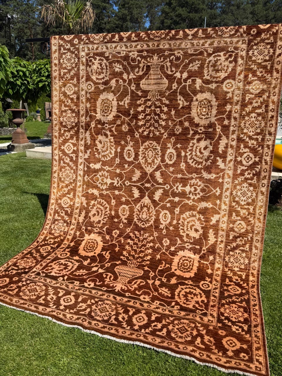 Rug Ziegler 300x200 cm, brown beige, wool, Pakistan - 342085