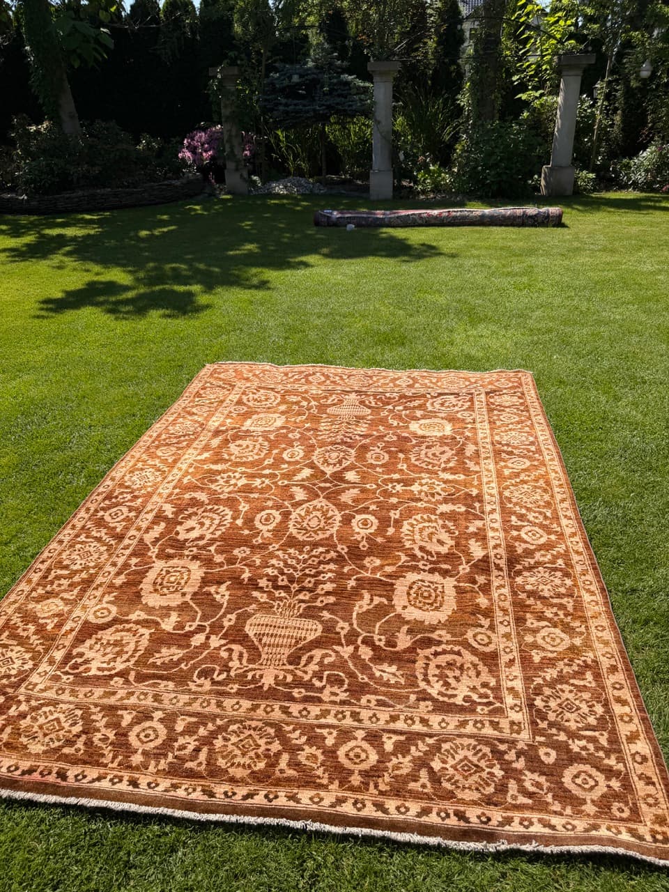 Rug Ziegler 300x200 cm, brown beige, wool, Pakistan - 342091