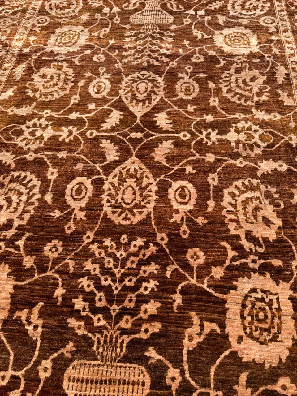 Rug Ziegler 300x200 cm, brown beige, wool, Pakistan - 342092