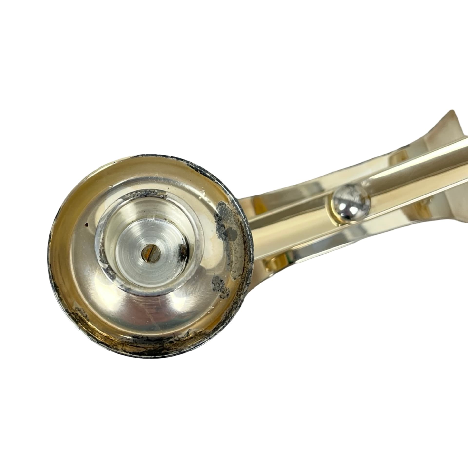 Świecznik dwuramienny, srebrny, metal, WMF, Niemcy, lata 70. - 342200