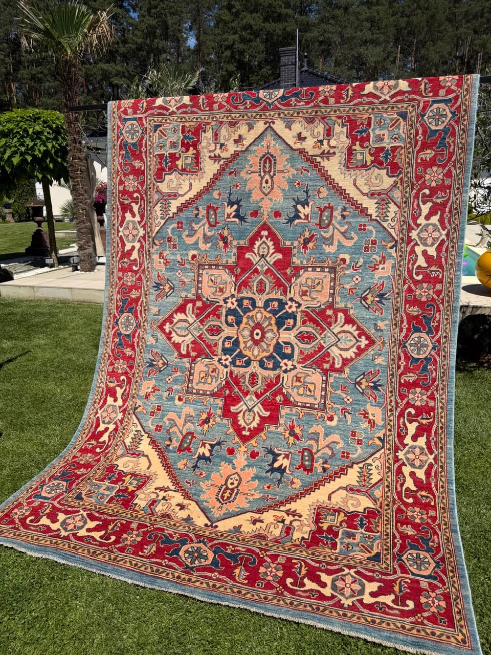 Dywan Ziegler Kazak 310x200 cm, multikolor, wełna, Pakistan - 342509