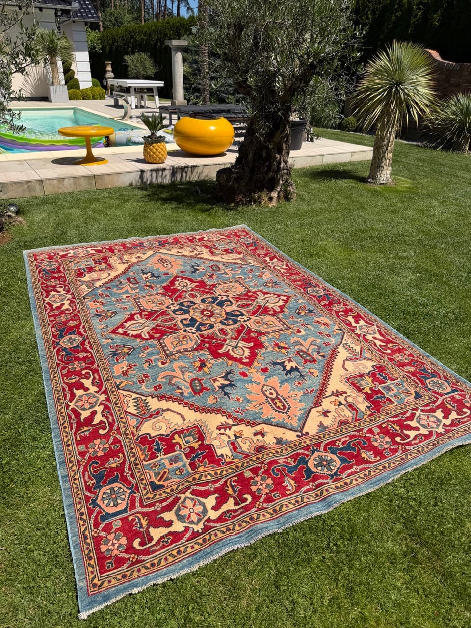 Dywan Ziegler Kazak 310x200 cm, multikolor, wełna, Pakistan - 342512