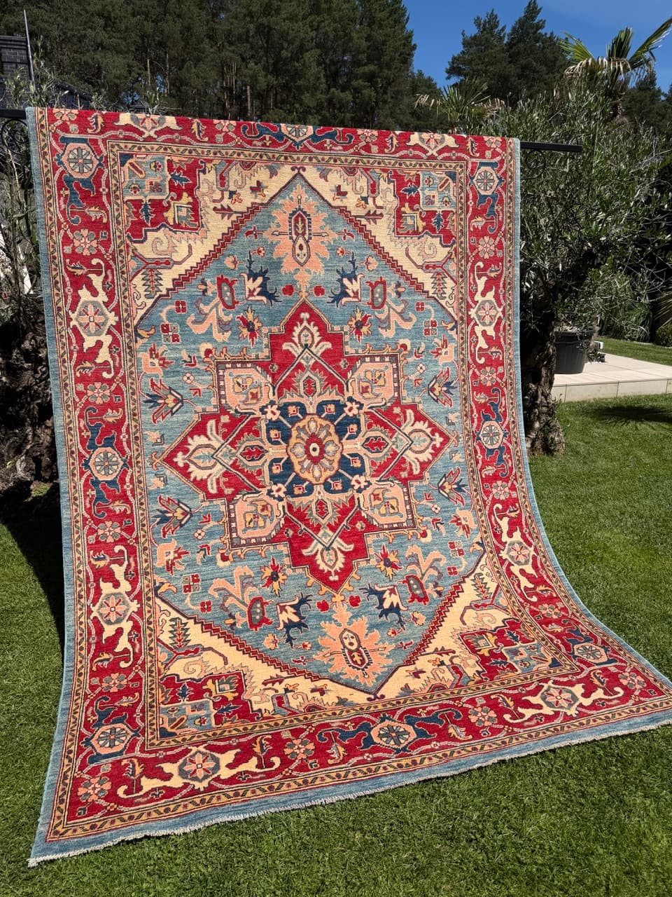 Dywan Ziegler Kazak 310x200 cm, multikolor, wełna, Pakistan - 342503