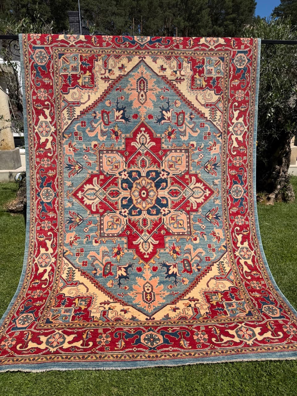 Dywan Ziegler Kazak 310x200 cm, multikolor, wełna, Pakistan - 342504
