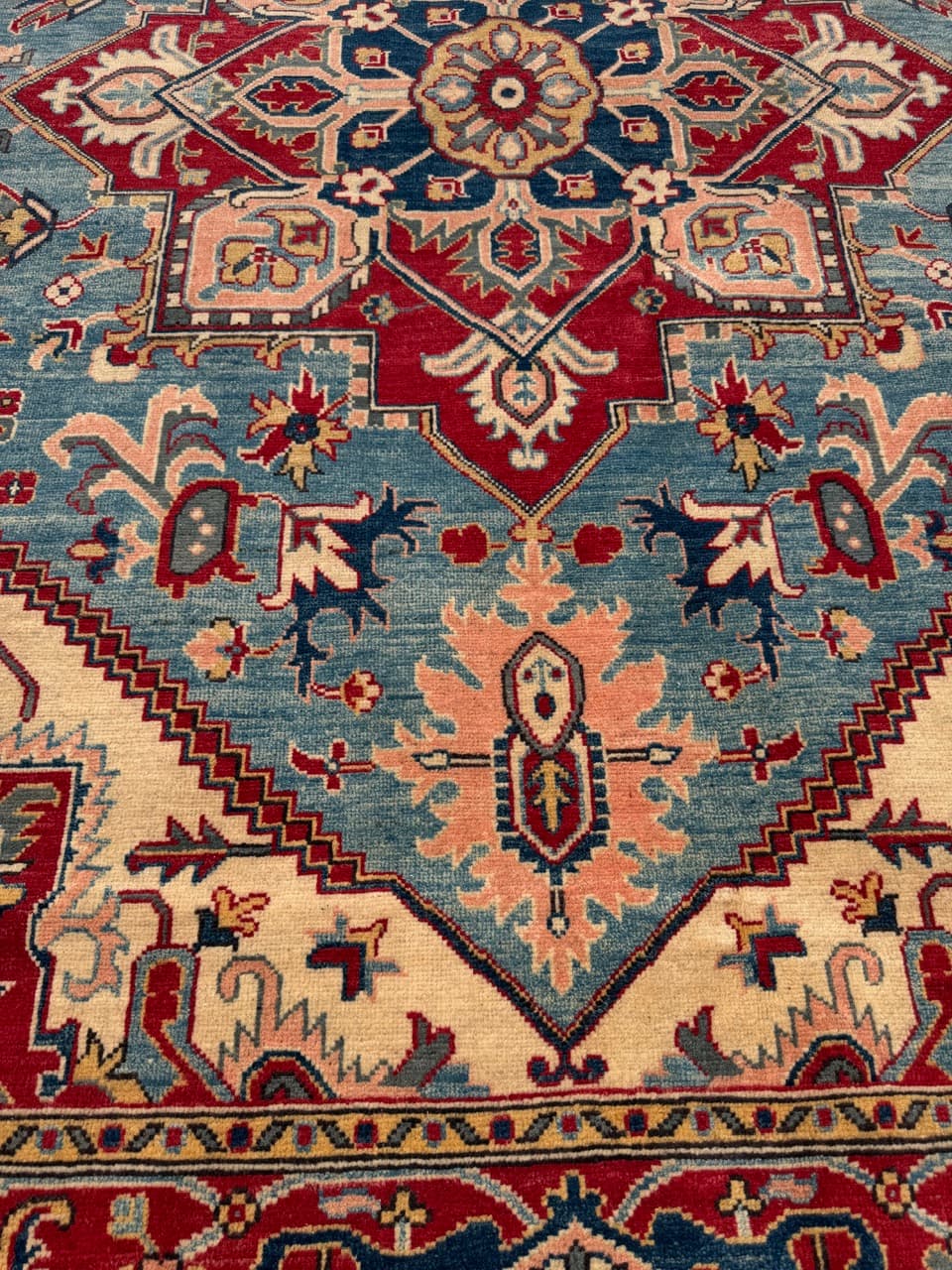 Dywan Ziegler Kazak 310x200 cm, multikolor, wełna, Pakistan - 342515