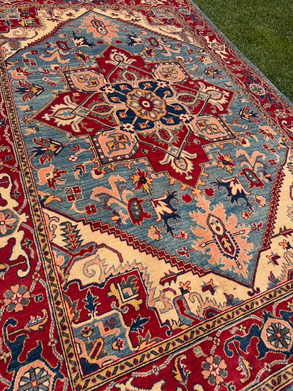 Dywan Ziegler Kazak 310x200 cm, multikolor, wełna, Pakistan - 342513