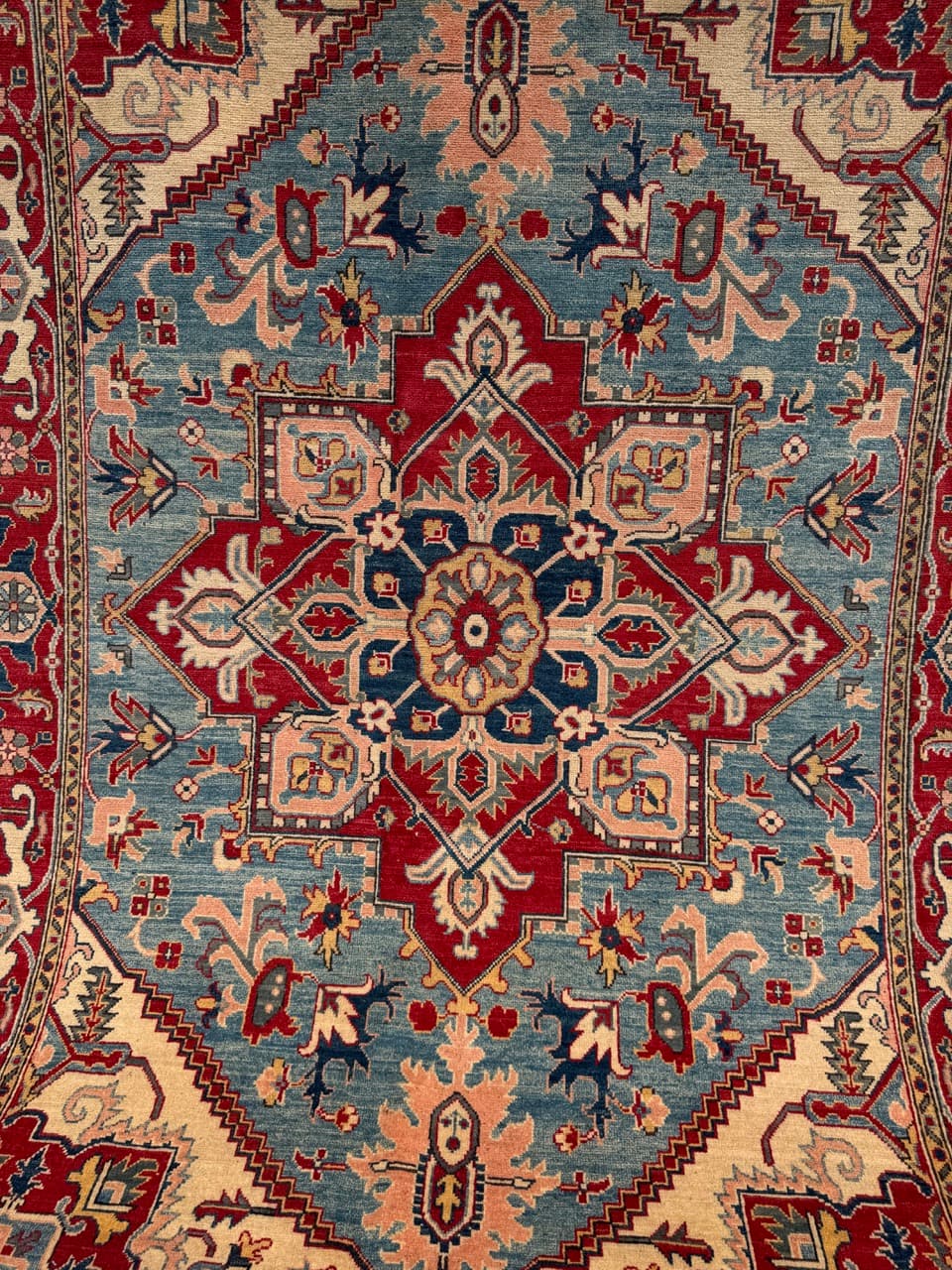 Dywan Ziegler Kazak 310x200 cm, multikolor, wełna, Pakistan - 342508