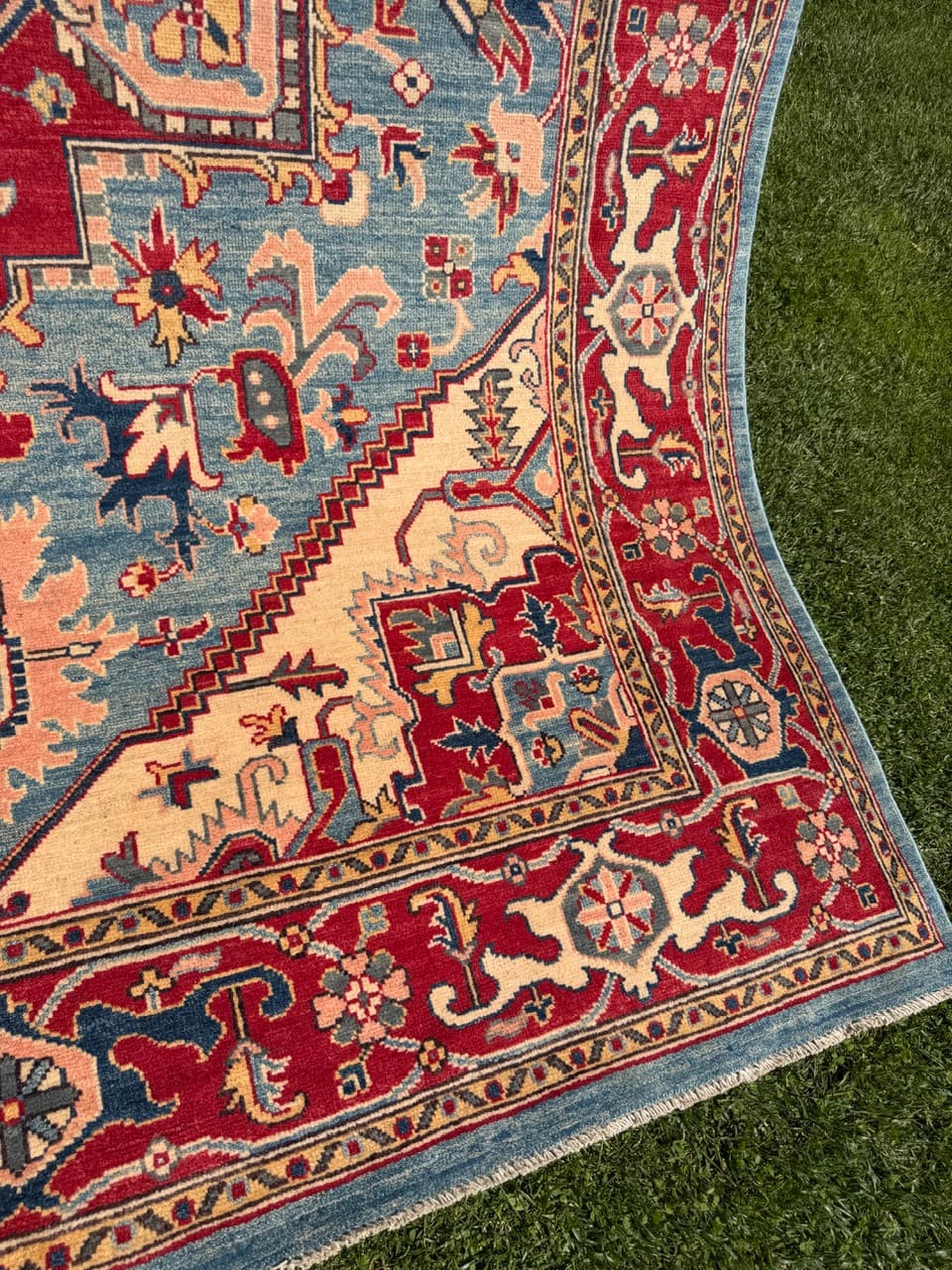 Dywan Ziegler Kazak 310x200 cm, multikolor, wełna, Pakistan - 342510