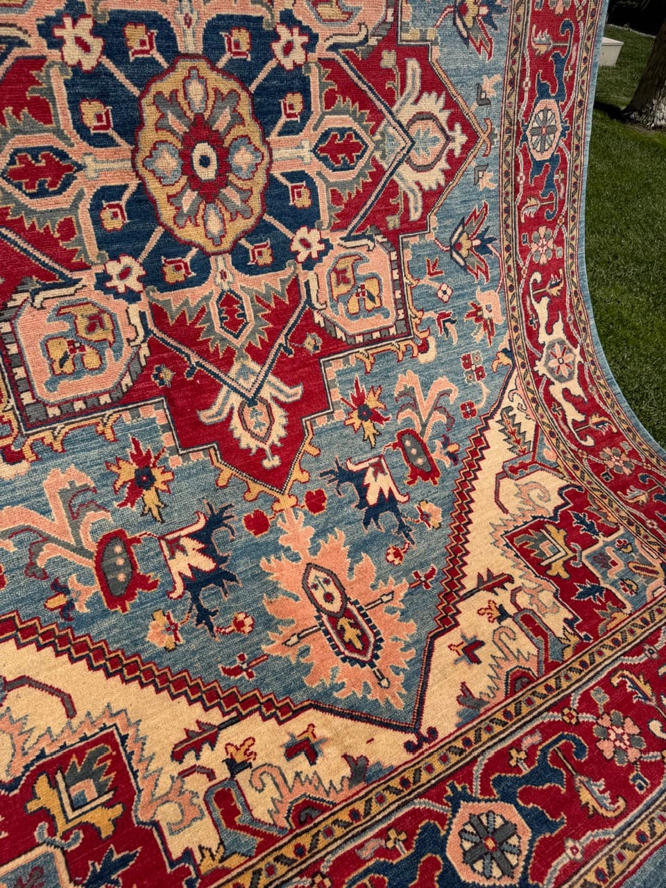 Dywan Ziegler Kazak 310x200 cm, multikolor, wełna, Pakistan - 342506
