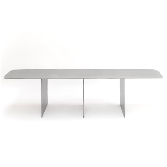 Stolik kawowy object121 matowy, srebrny, aluminium, NG Design - WYMIARY