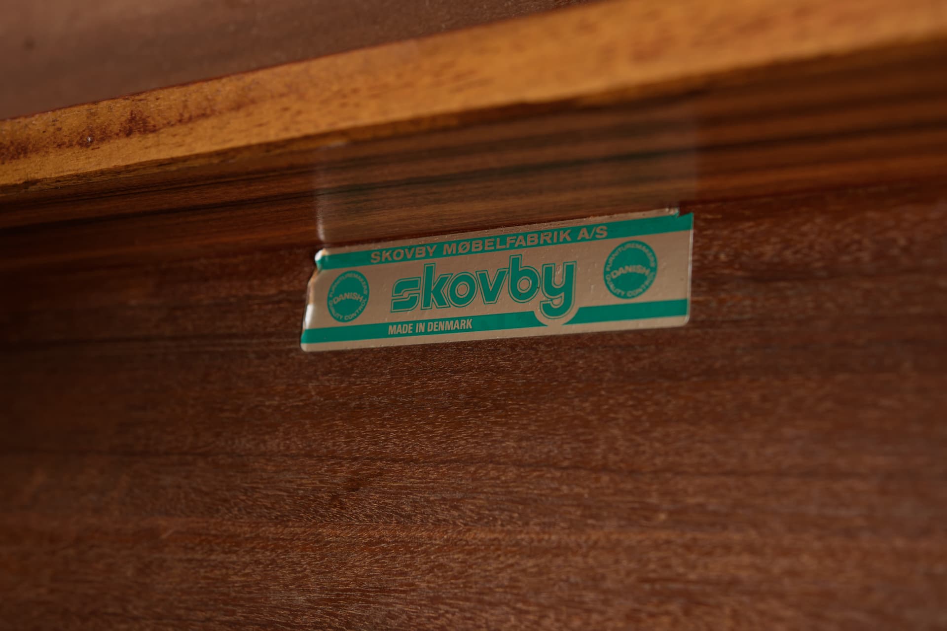 Stół owalny rozkładany, palisander brązowy czerwony, Skovby Møbelfabrik, Dania, lata 60. - 342675