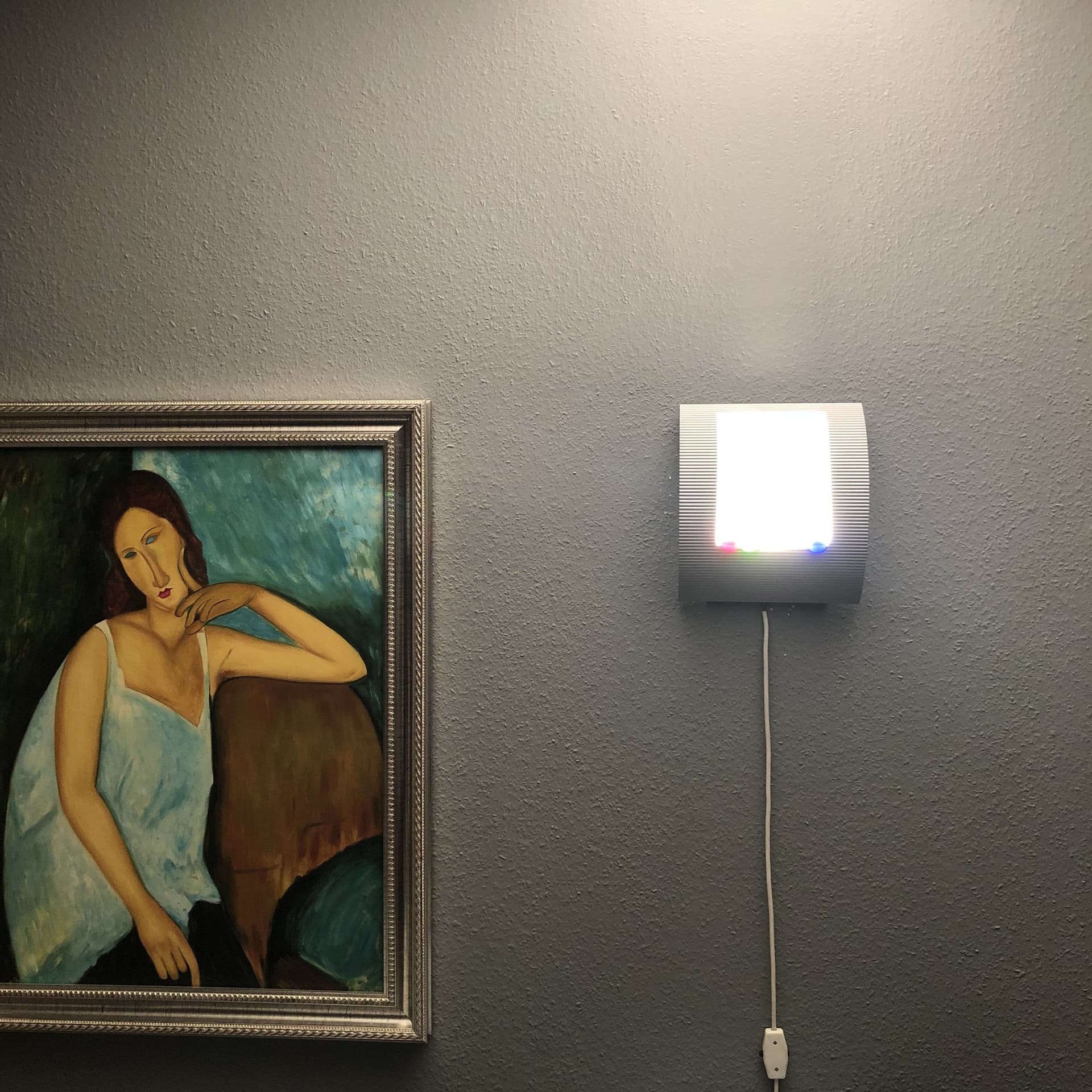 Para kinkietów, aluminium multikolor, proj. J. Medebach, Belux, Szwajcaria, lata 90. - 25459