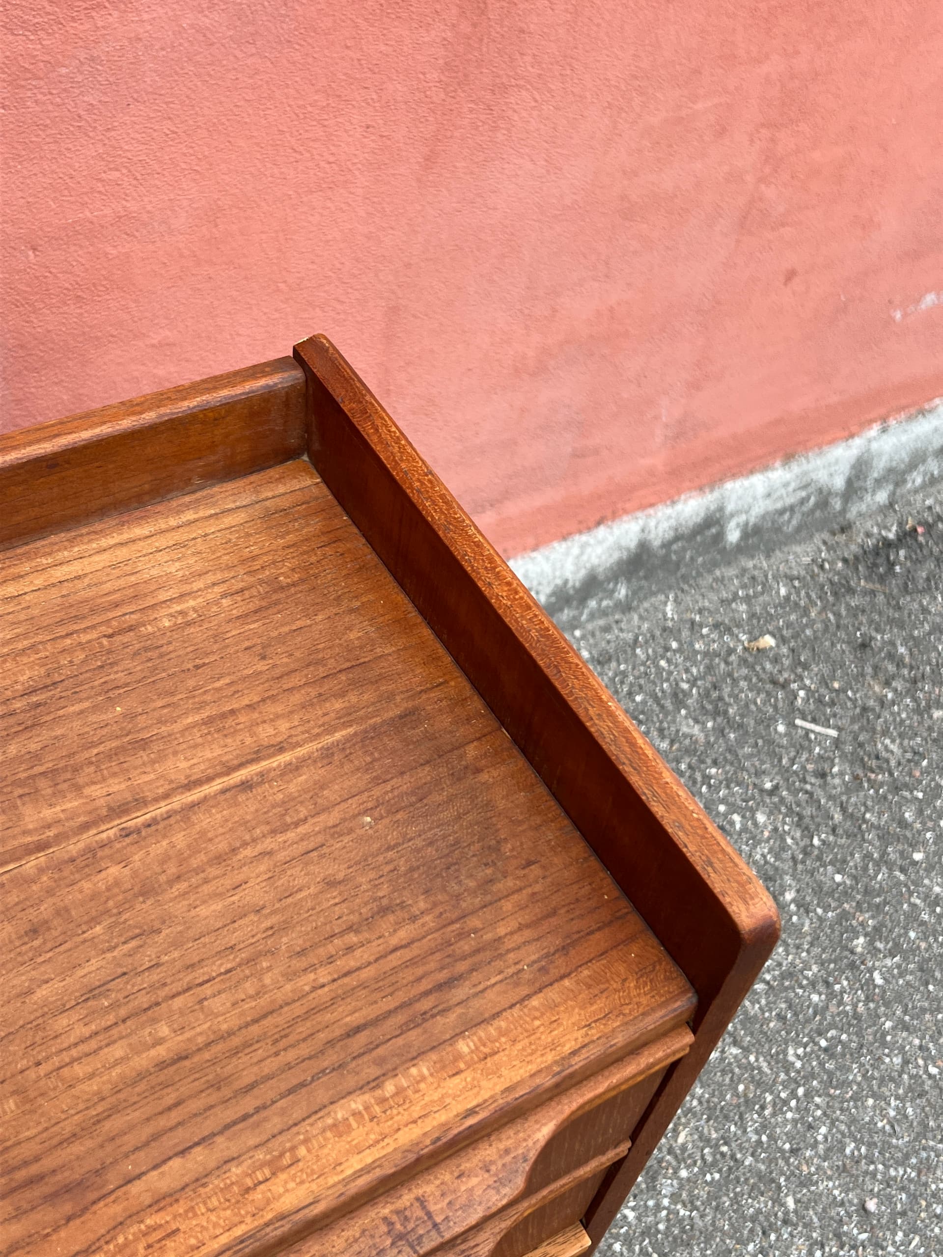 Chest of drawers, brown teak, Denmark, 1960s. - 342773