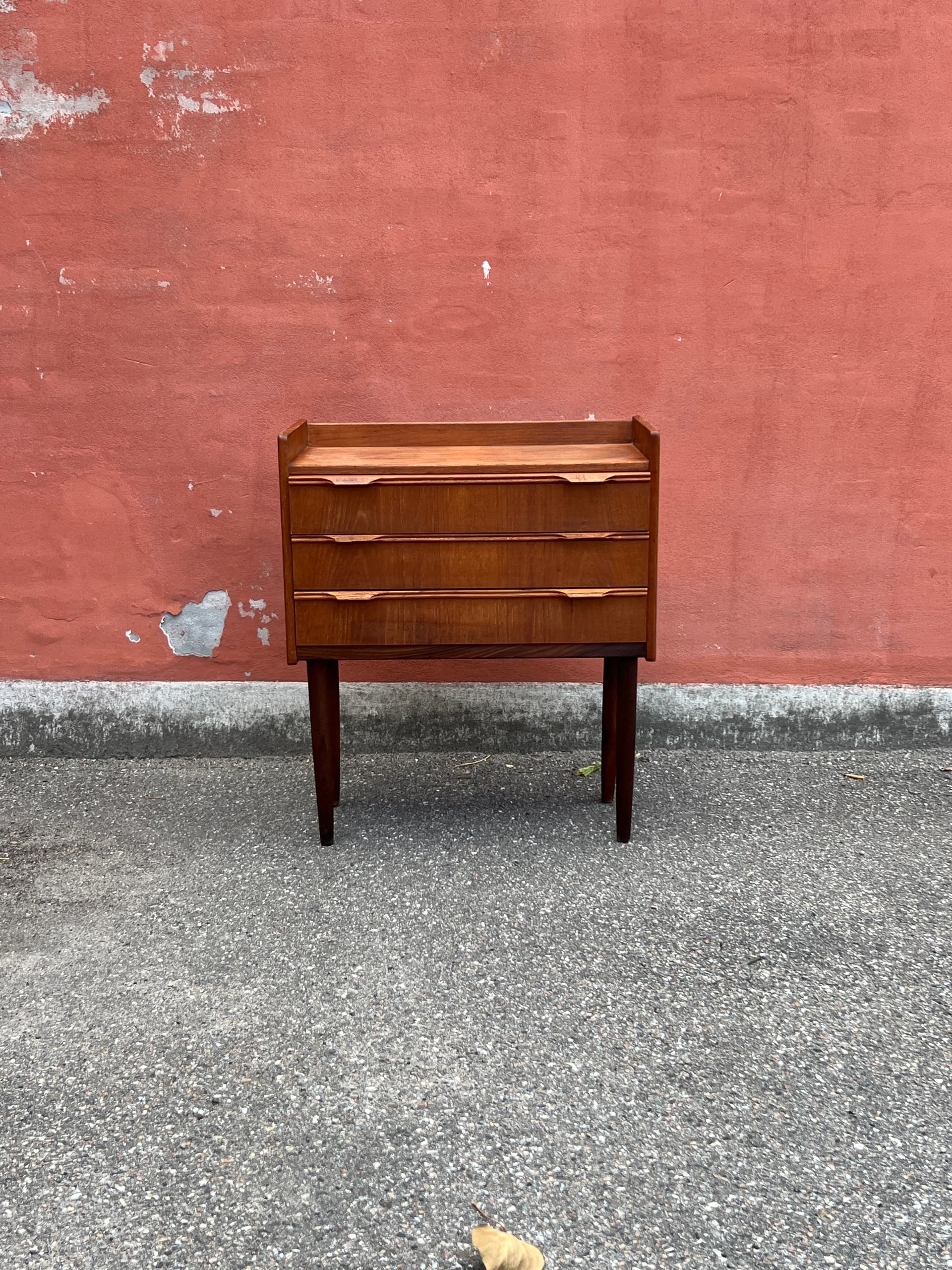 Chest of drawers, brown teak, Denmark, 1960s. - 342784