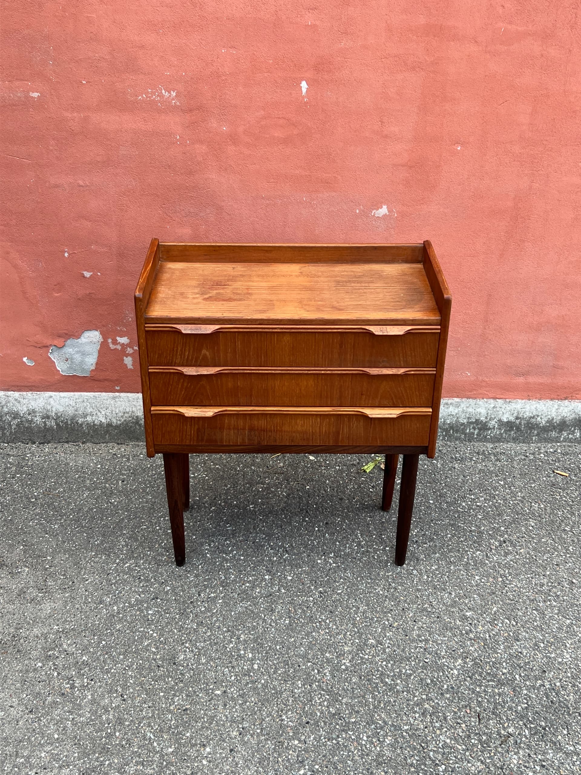 Chest of drawers, brown teak, Denmark, 1960s. - 342783
