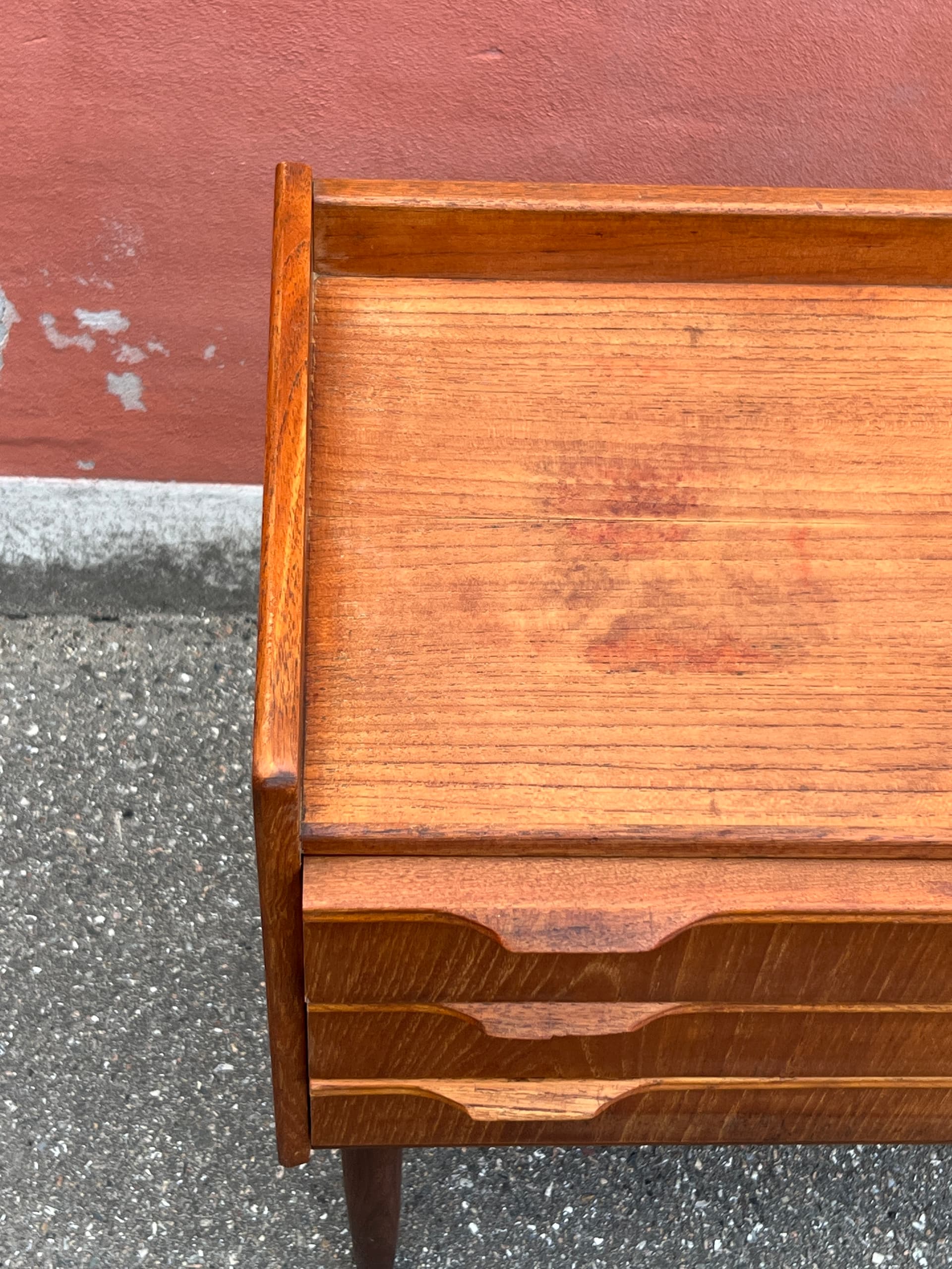 Chest of drawers, brown teak, Denmark, 1960s. - 342777
