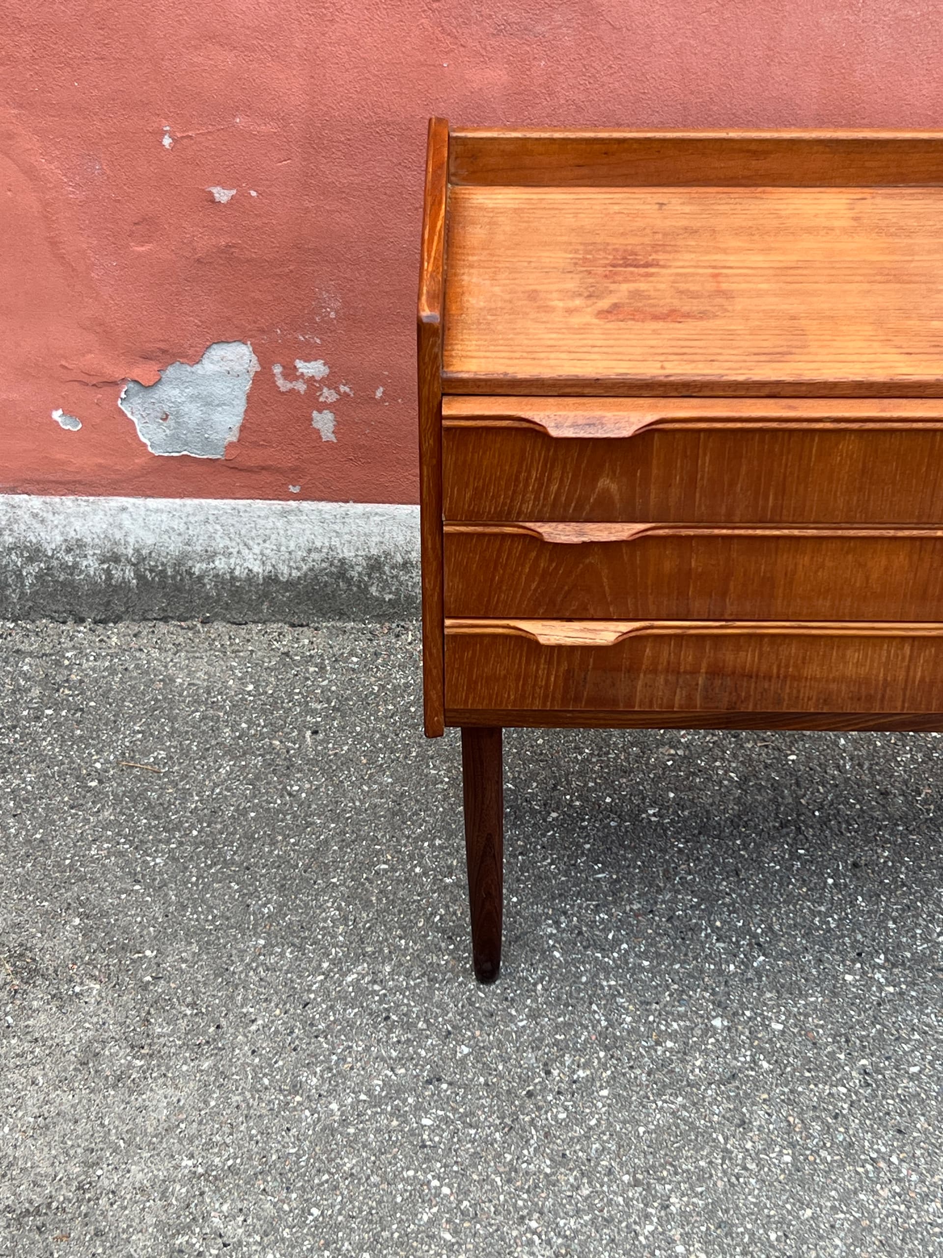 Chest of drawers, brown teak, Denmark, 1960s. - 342781