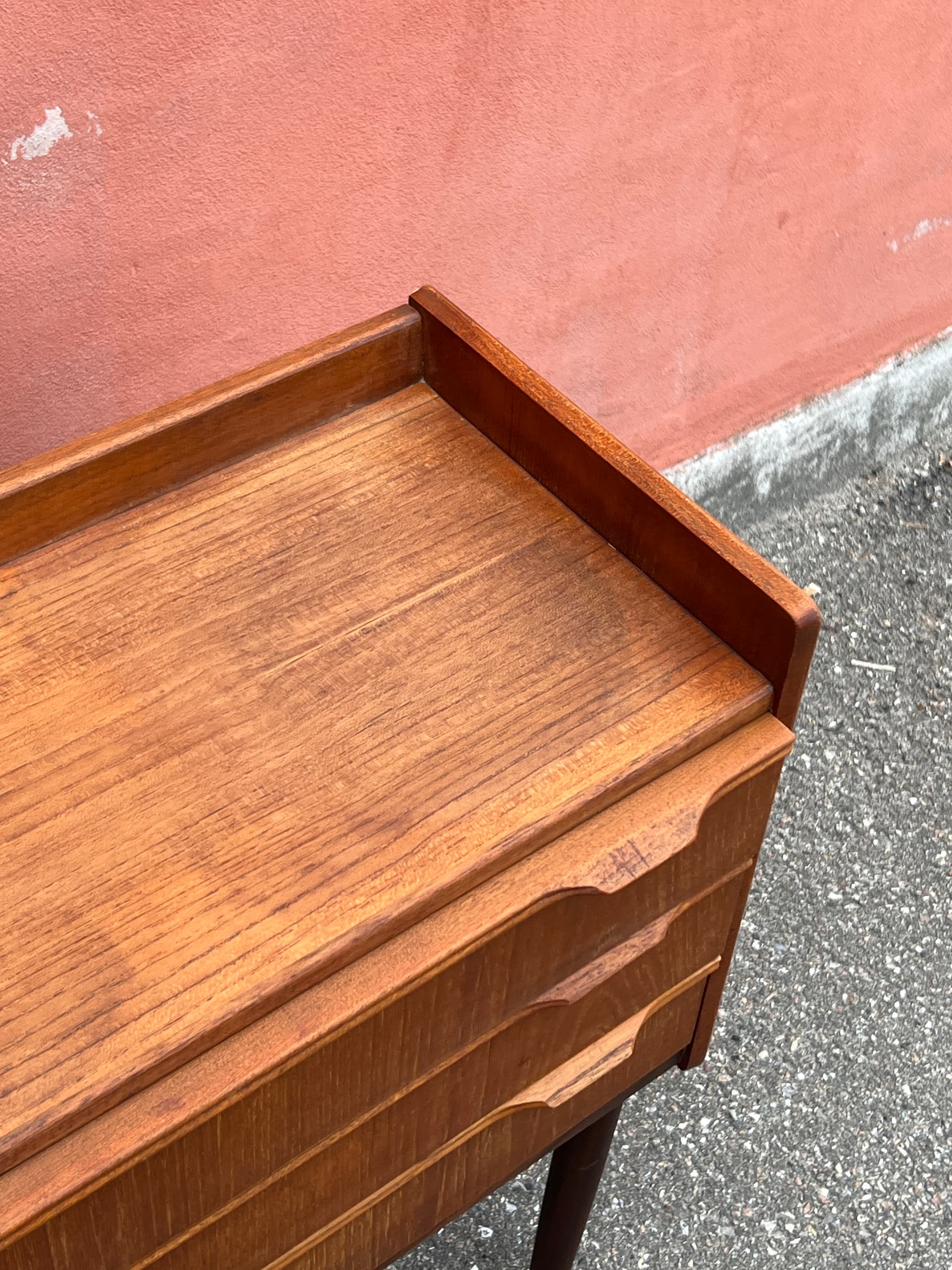 Chest of drawers, brown teak, Denmark, 1960s. - 342776