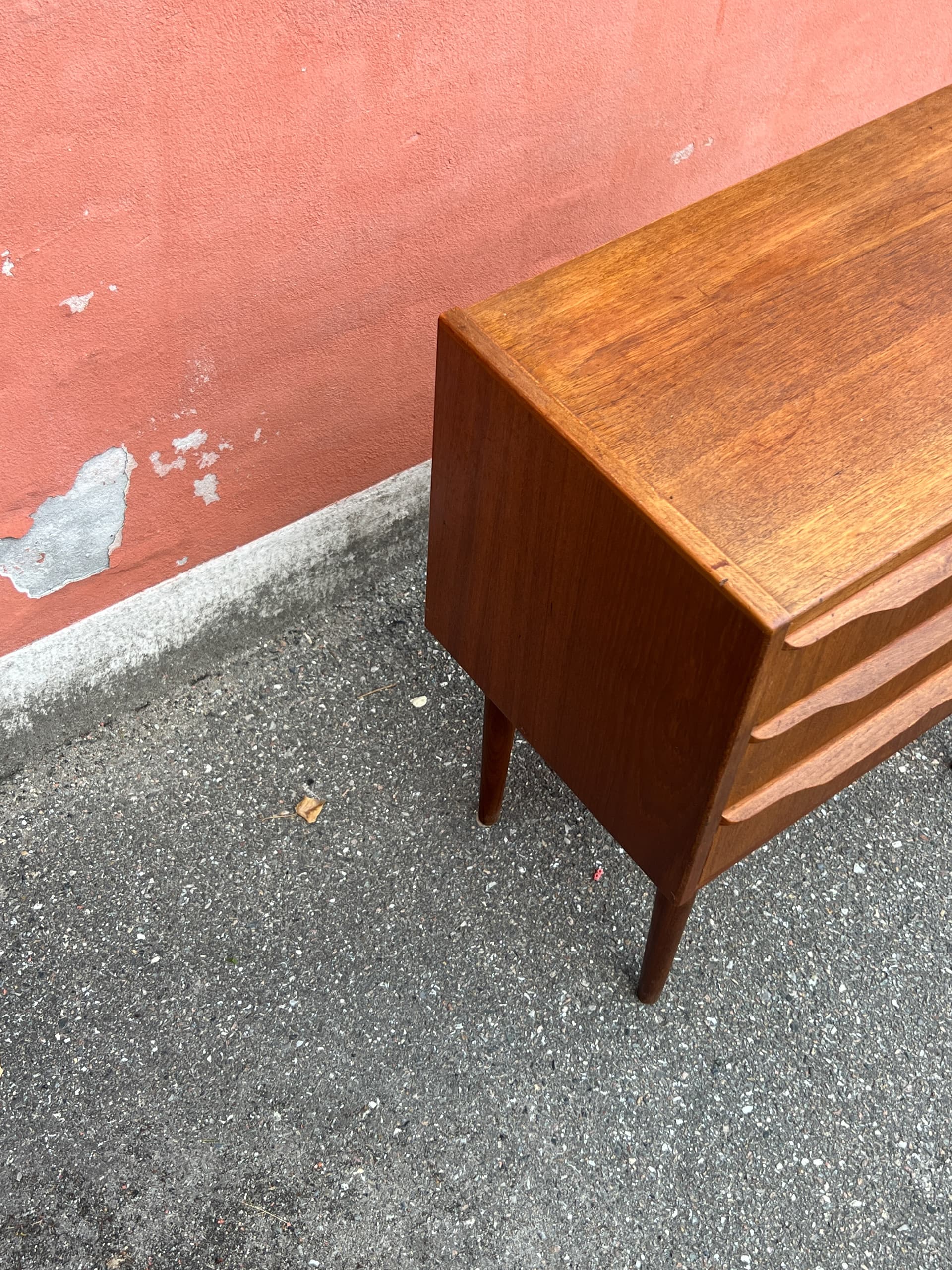 Chest of drawers, brown teak, Denmark, 1960s - 342815