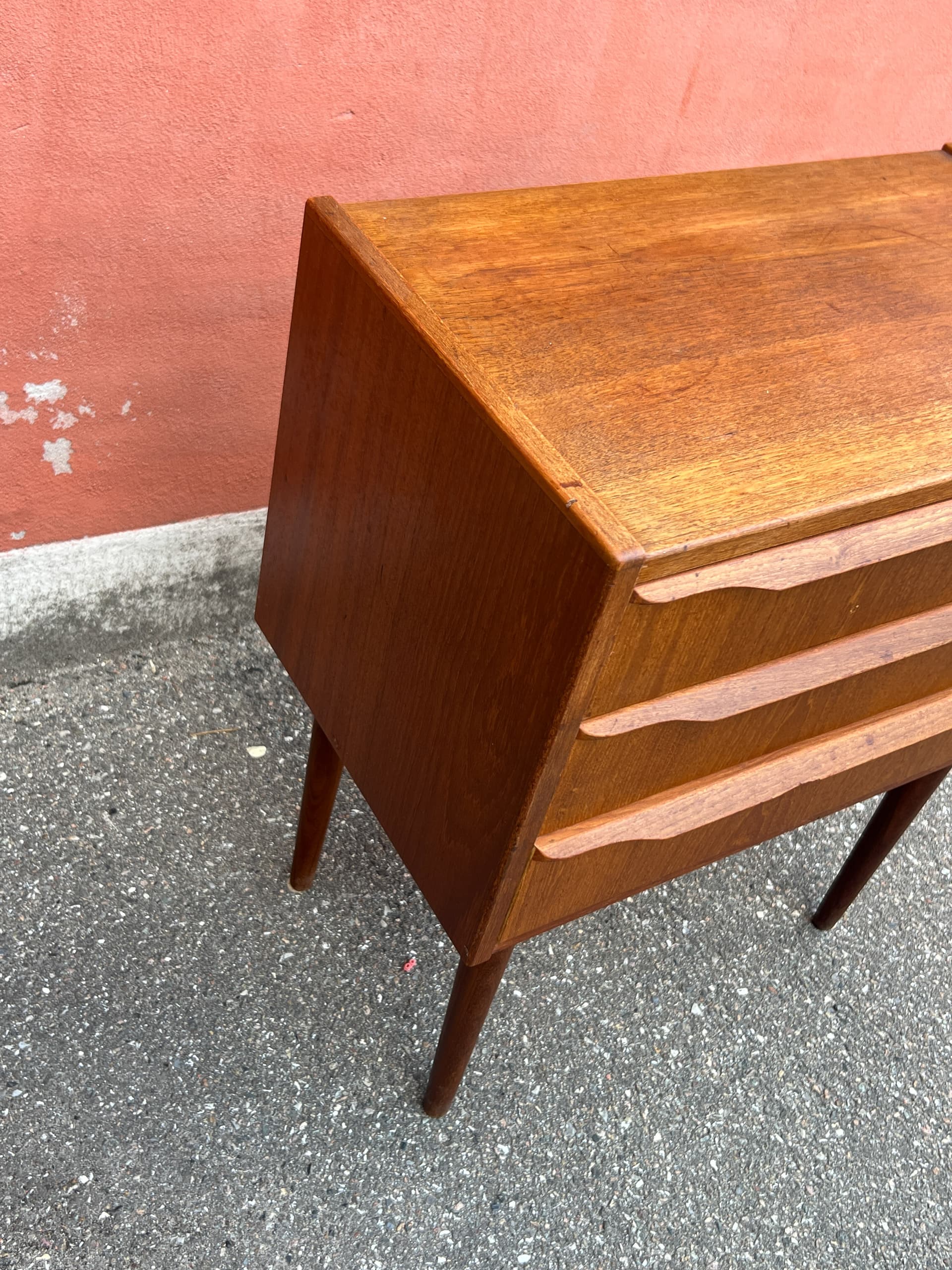 Chest of drawers, brown teak, Denmark, 1960s - 342807