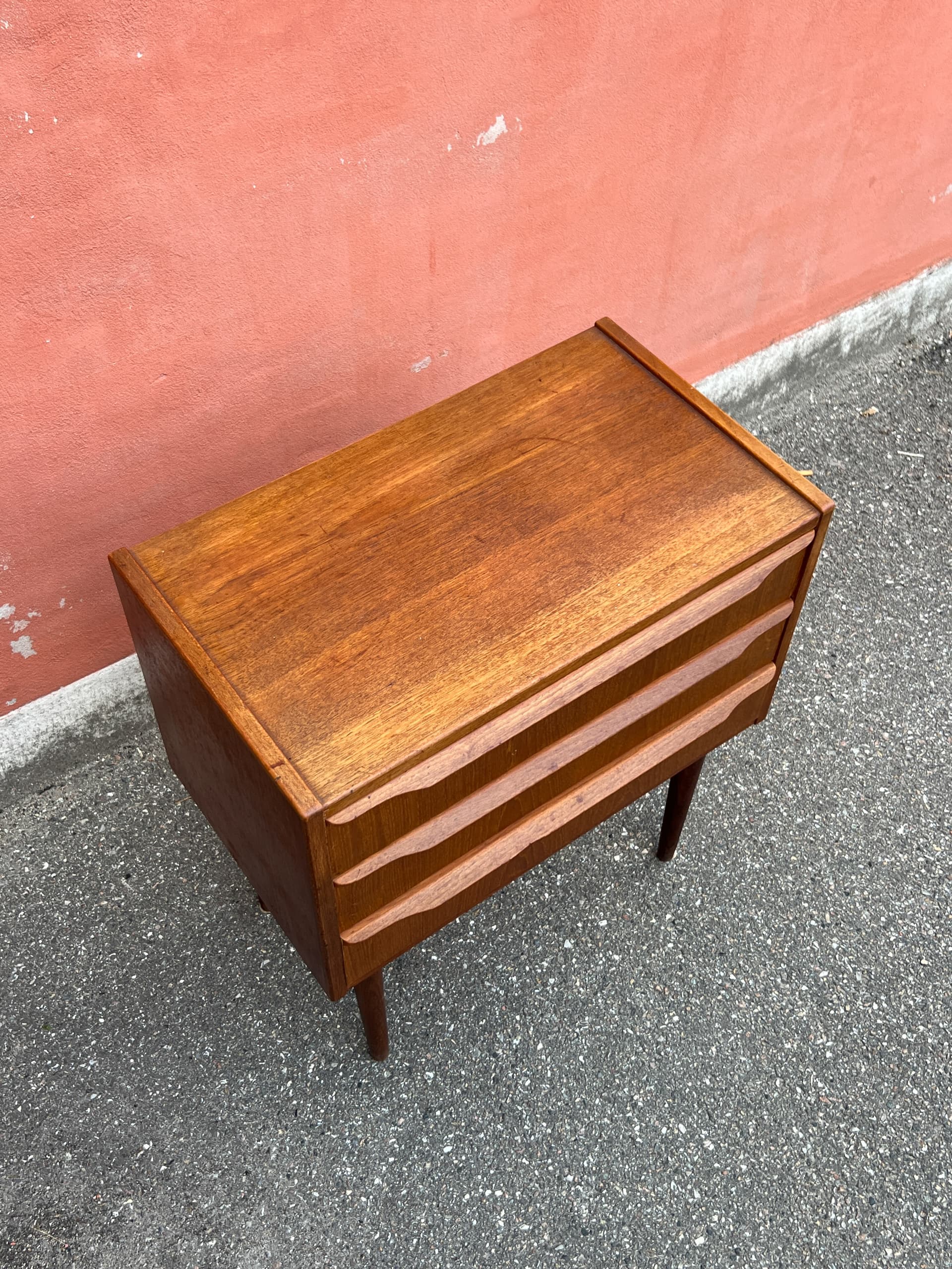 Chest of drawers, brown teak, Denmark, 1960s - 342806