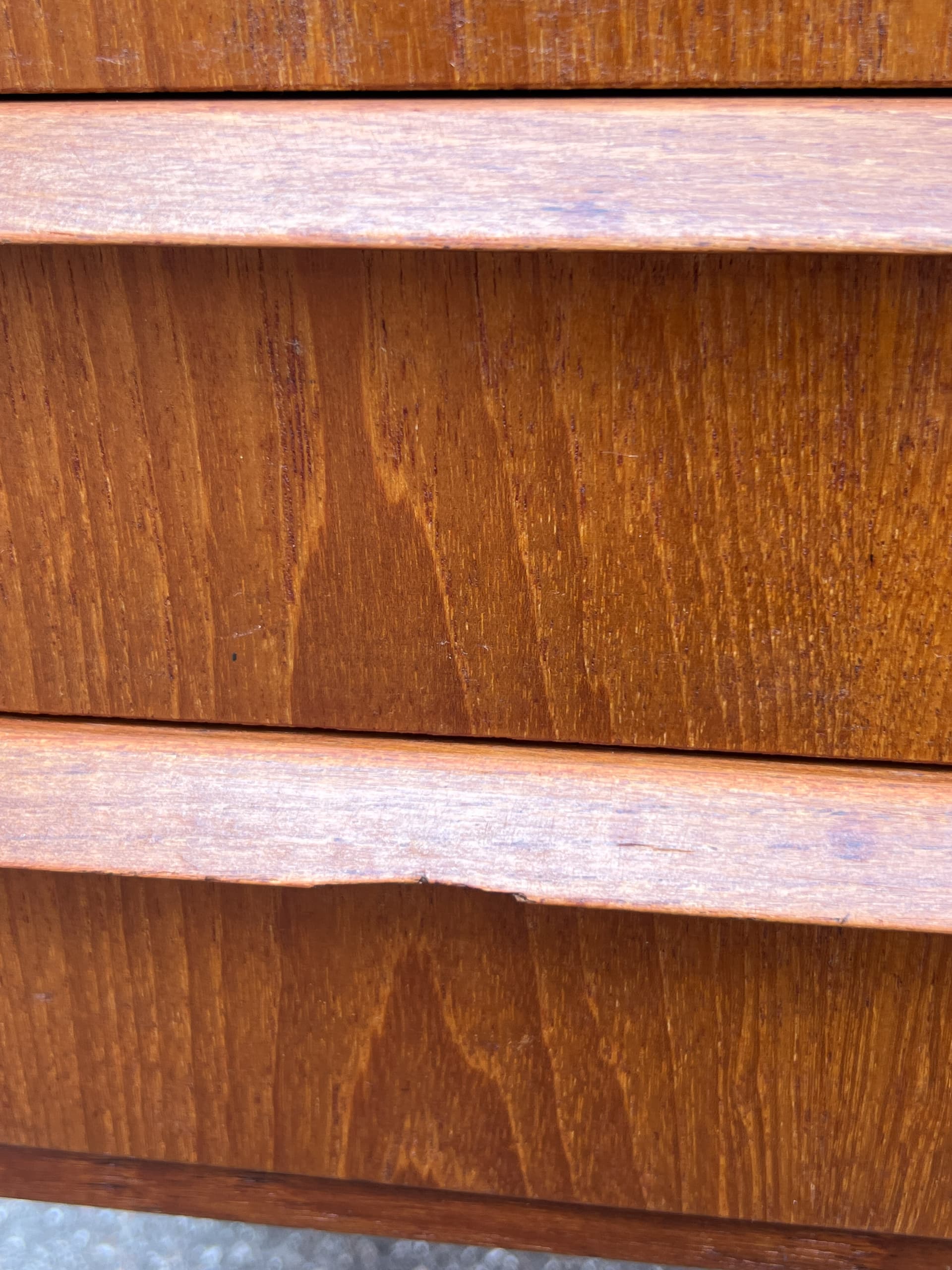 Chest of drawers, brown teak, Denmark, 1960s - 342808