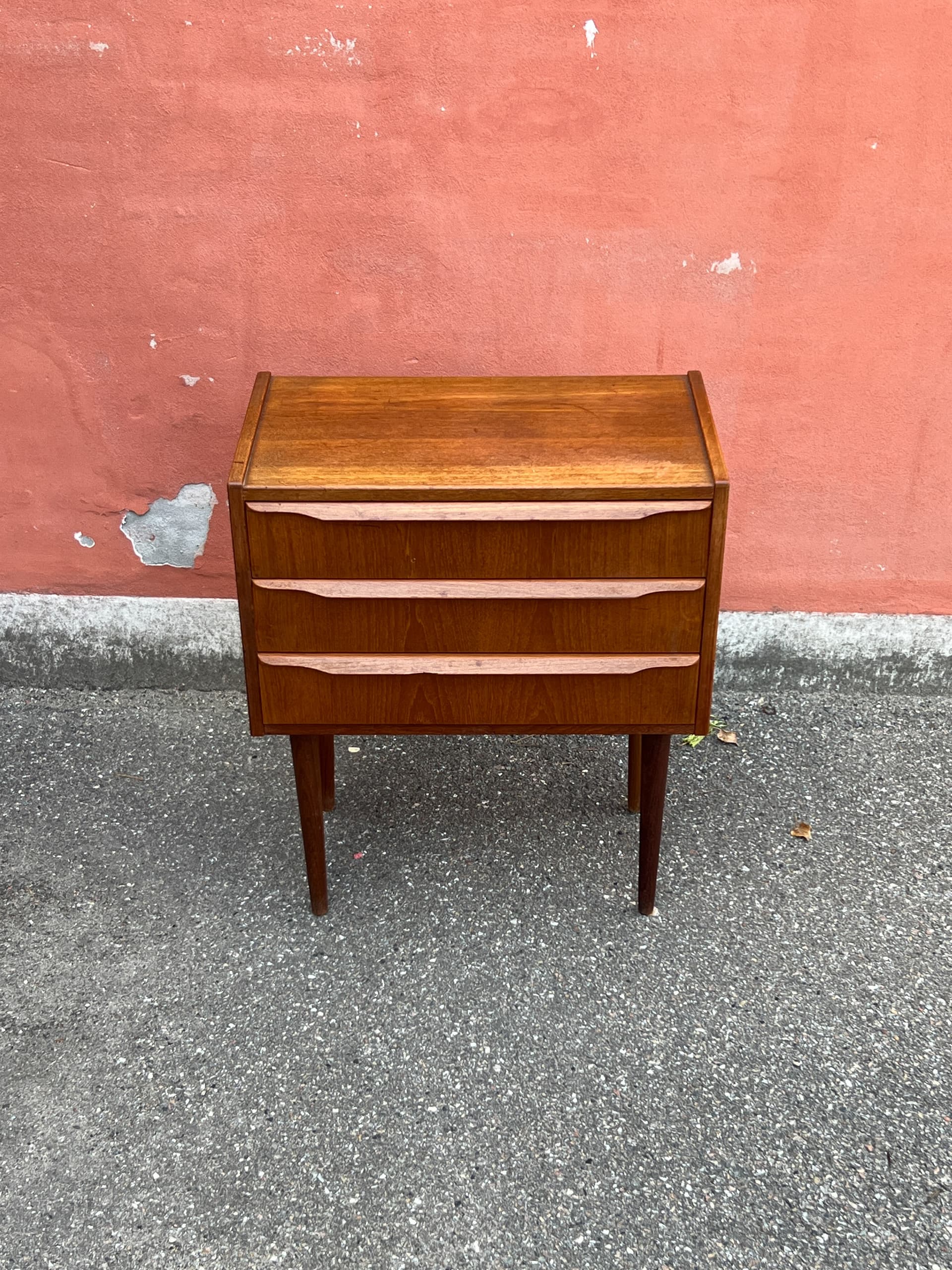 Chest of drawers, brown teak, Denmark, 1960s - 342804