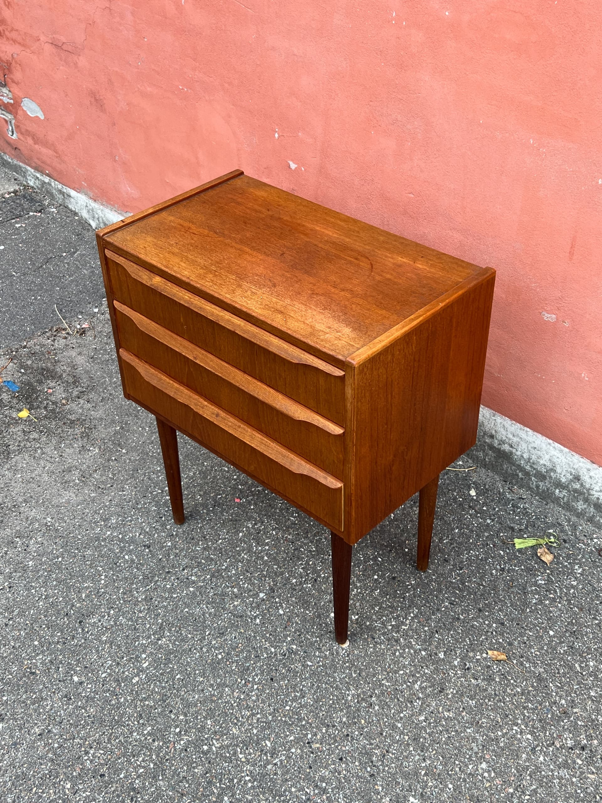 Chest of drawers, brown teak, Denmark, 1960s - 342812