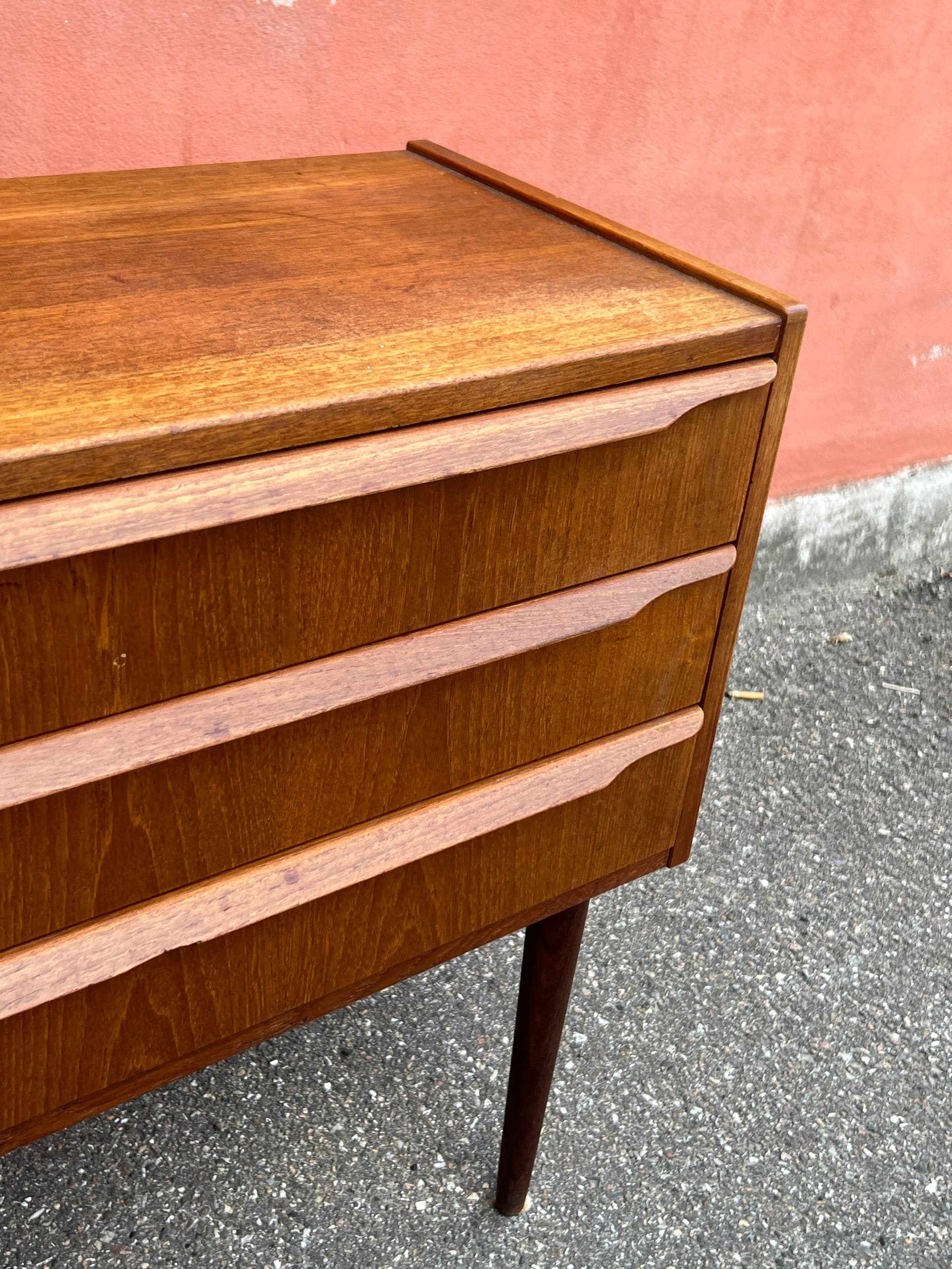 Chest of drawers, brown teak, Denmark, 1960s - 342810