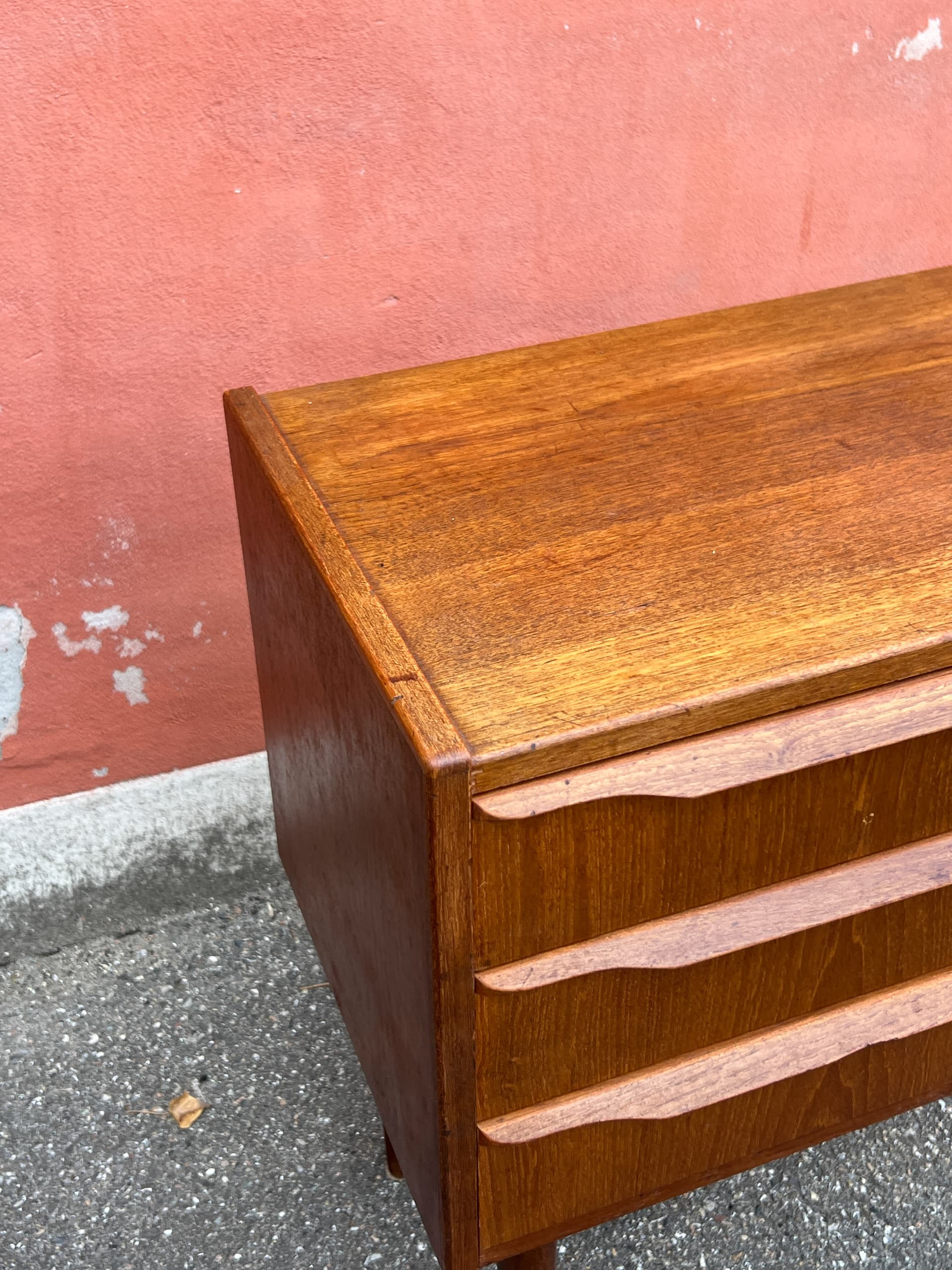 Chest of drawers, brown teak, Denmark, 1960s - 342811