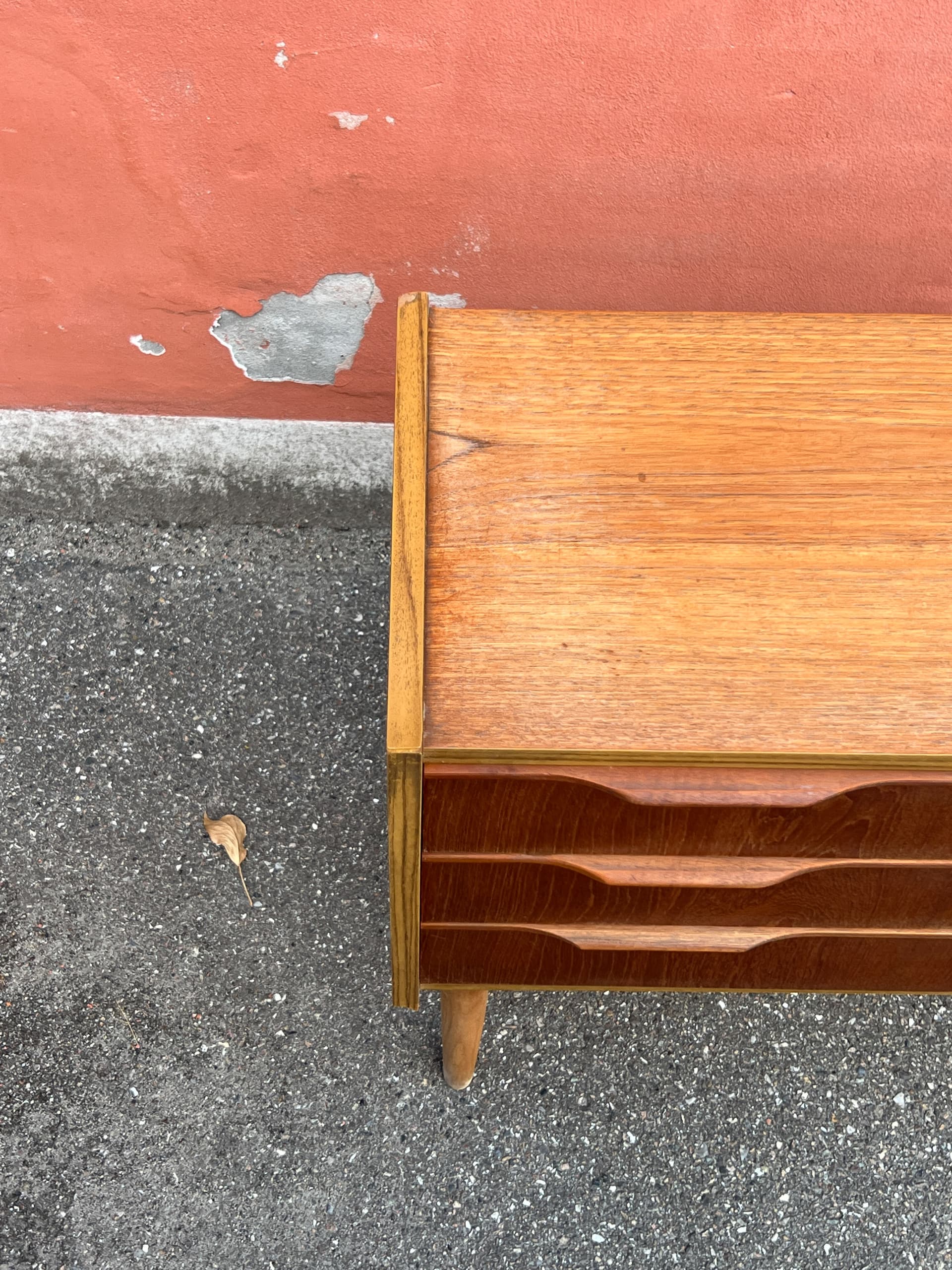 Chest of drawers, brown teak, Denmark, 1960s. - 342860