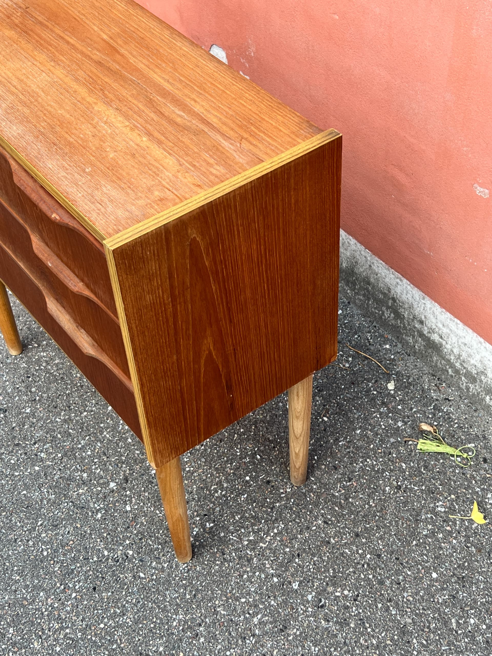 Chest of drawers, brown teak, Denmark, 1960s. - 342864