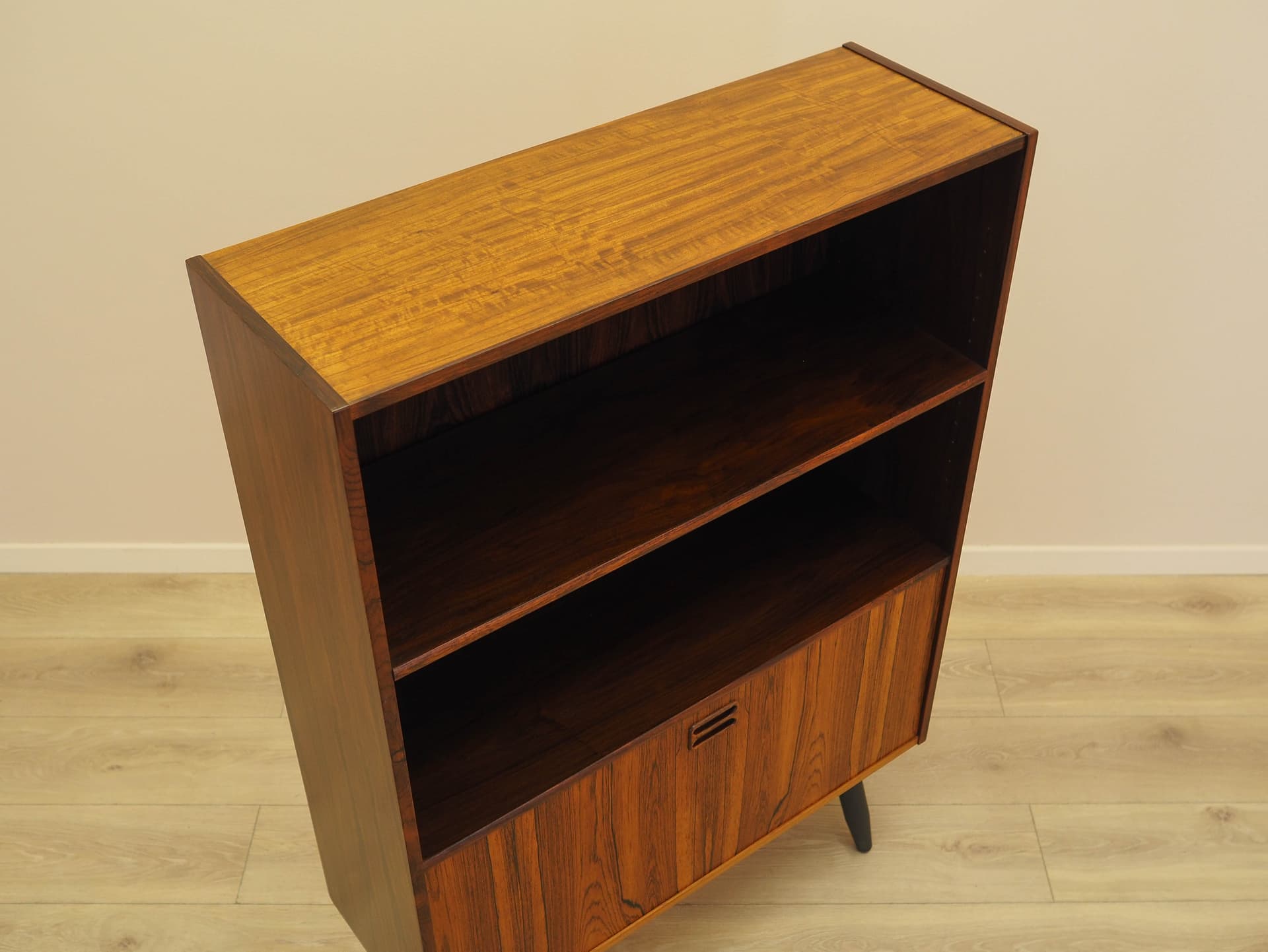 Bookcase, rosewood, black wood, Denmark, 1970s. - 343001