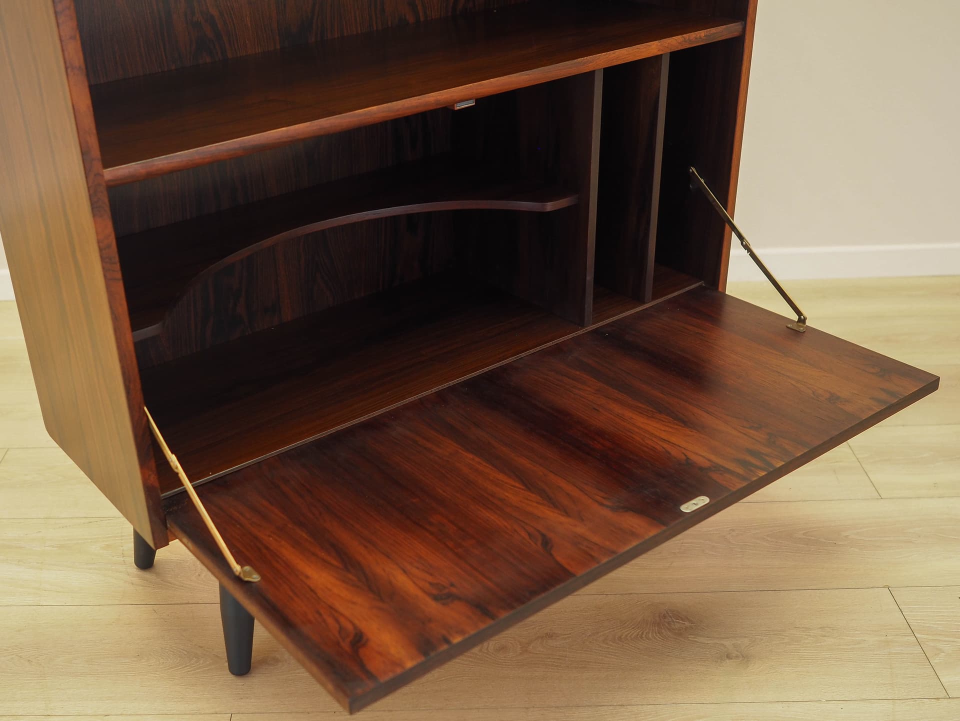 Bookcase, rosewood, black wood, Denmark, 1970s. - 343004