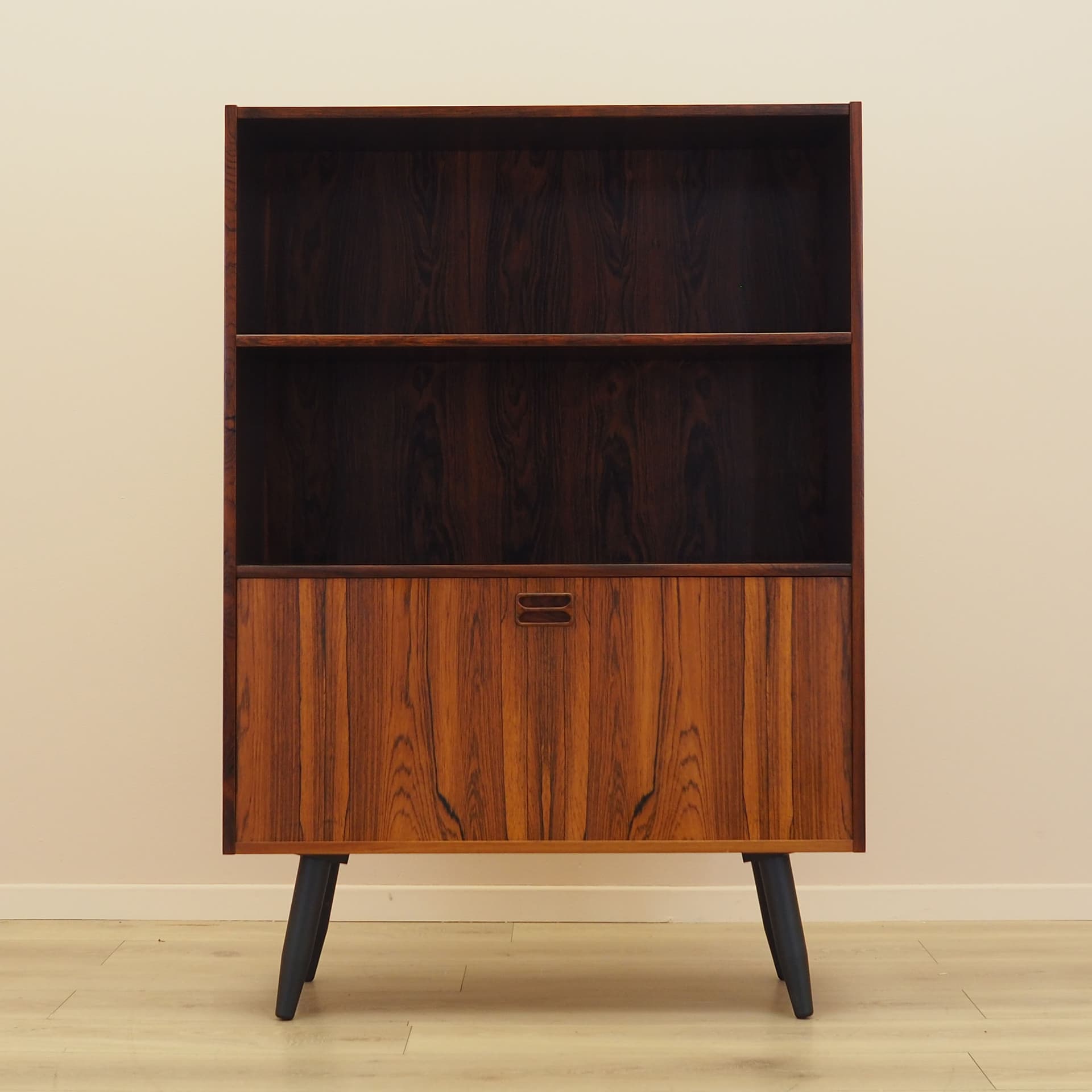 Bookcase, rosewood, black wood, Denmark, 1970s. - 342996