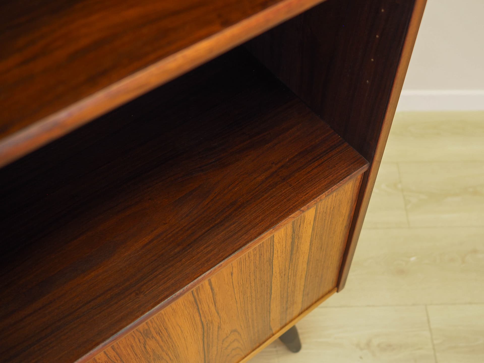 Bookcase, rosewood, black wood, Denmark, 1970s. - 343003