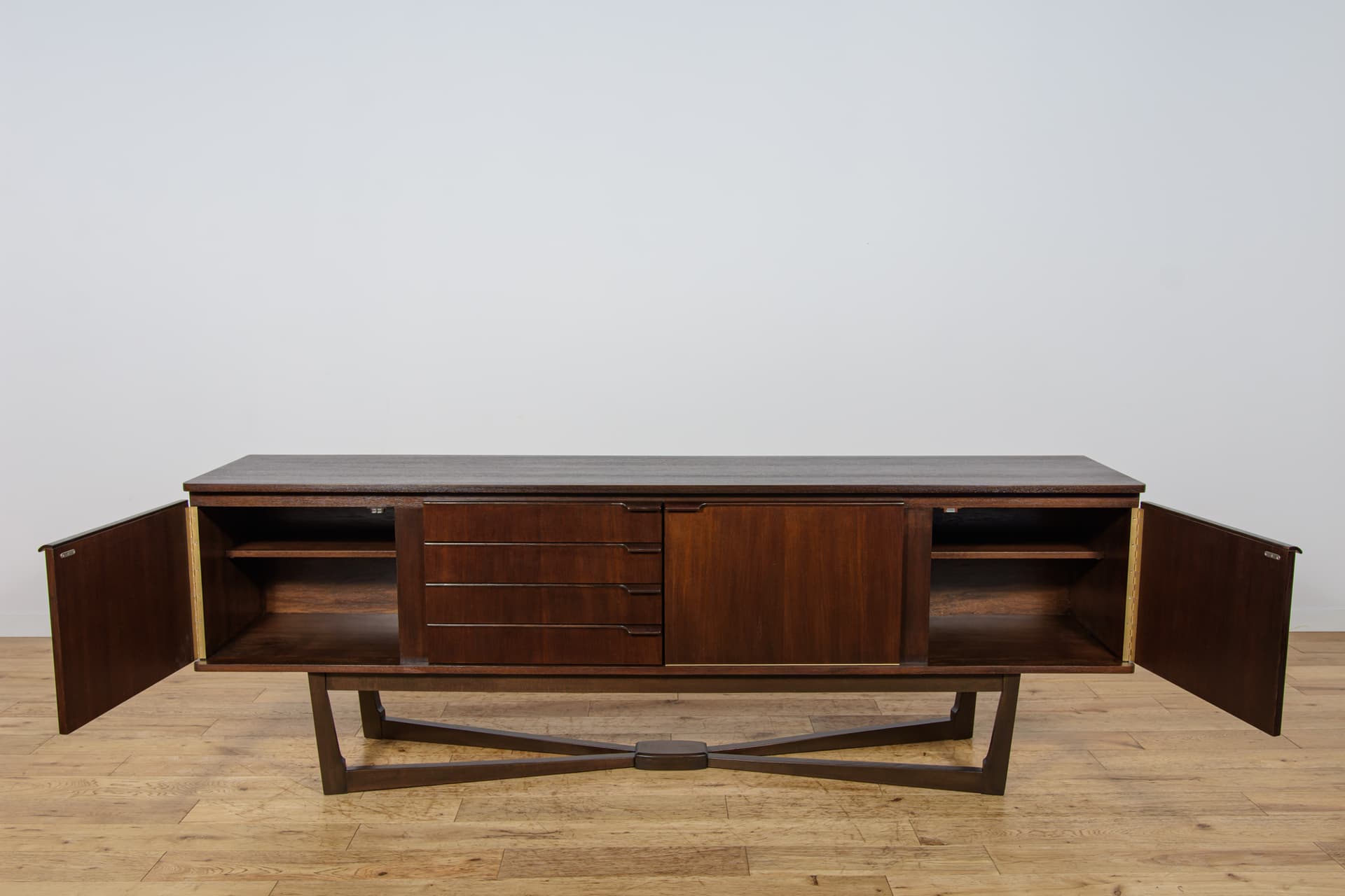 Sideboard, brown red teak, Stonehill, United Kingdom, 1960s. - 343153