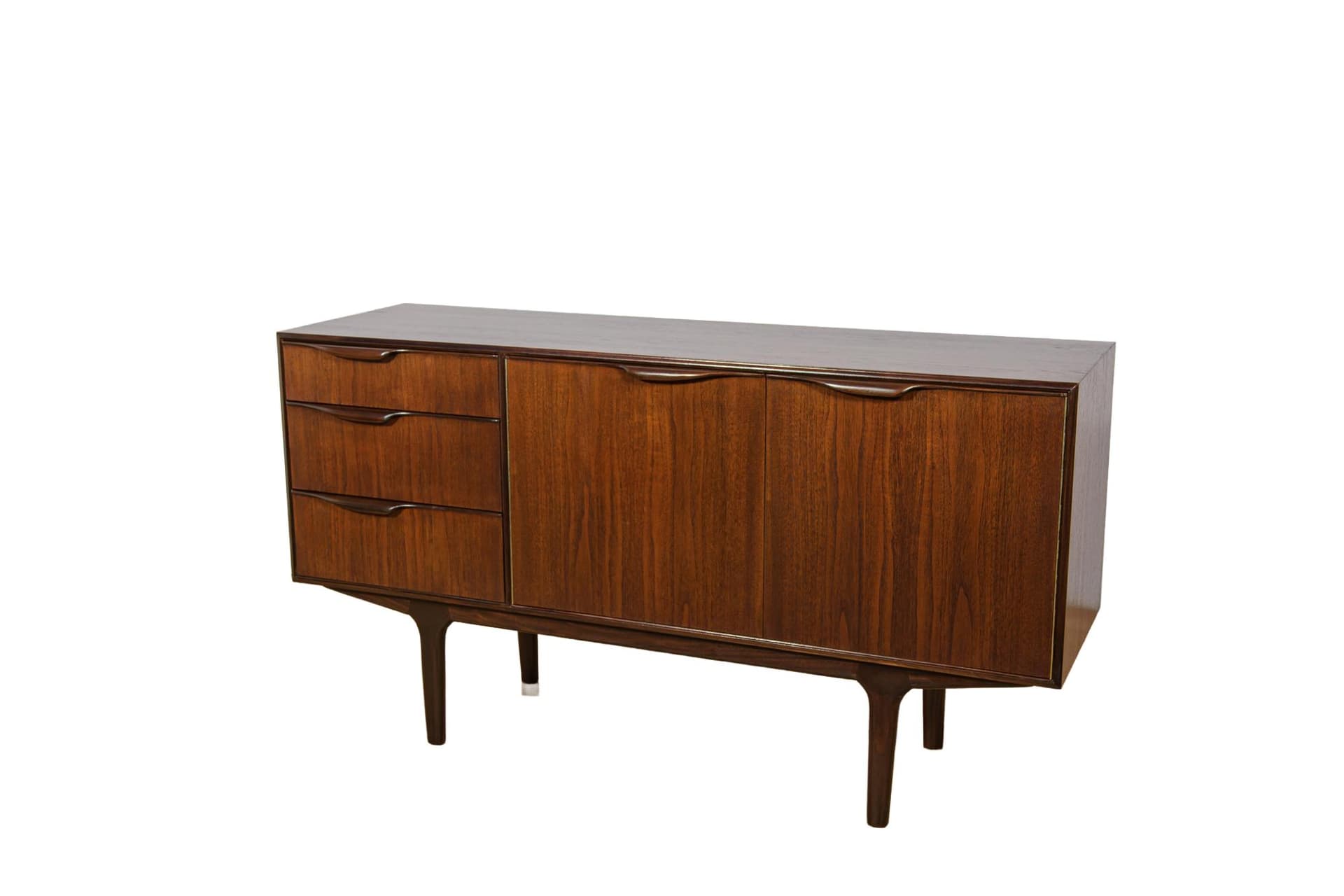 Sideboard, brown teak, McIntosh, United Kingdom, 1960s.