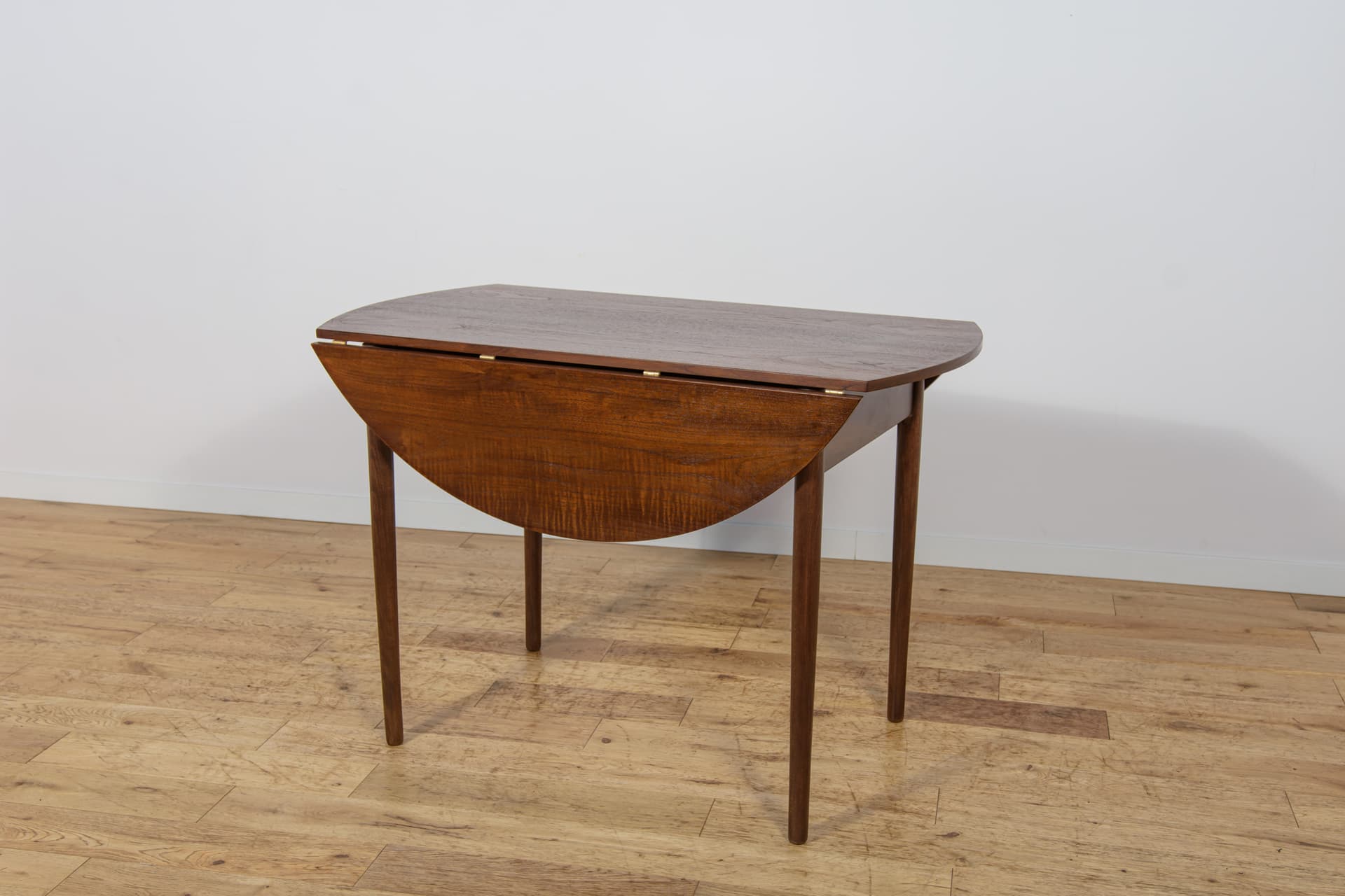 Stół rozkładany Drop Leaf, brąz, teak, Wielka Brytania, lata 60. - 343198