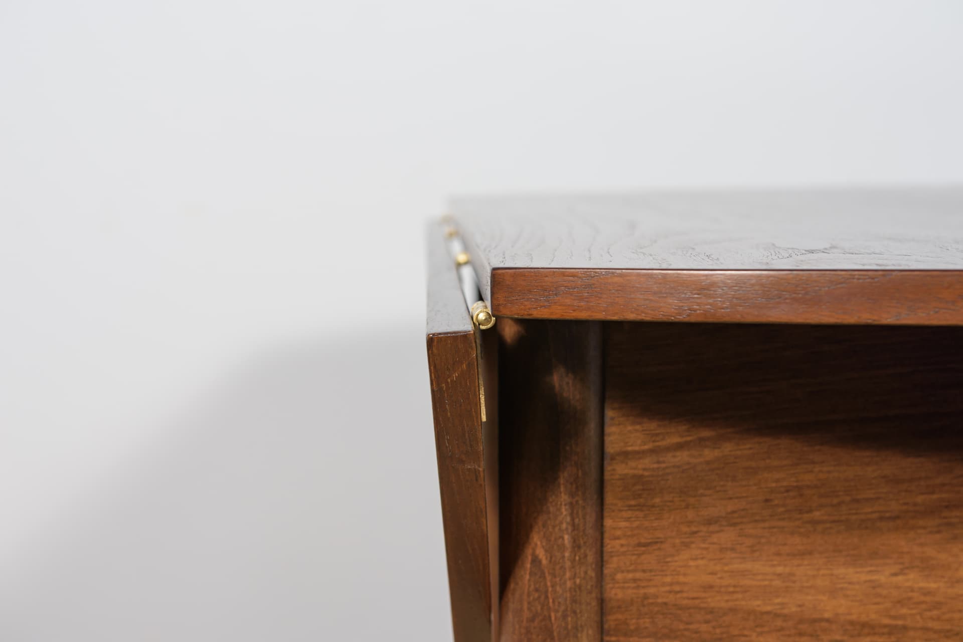 Stół rozkładany Drop Leaf, brąz, teak, Wielka Brytania, lata 60. - 343208