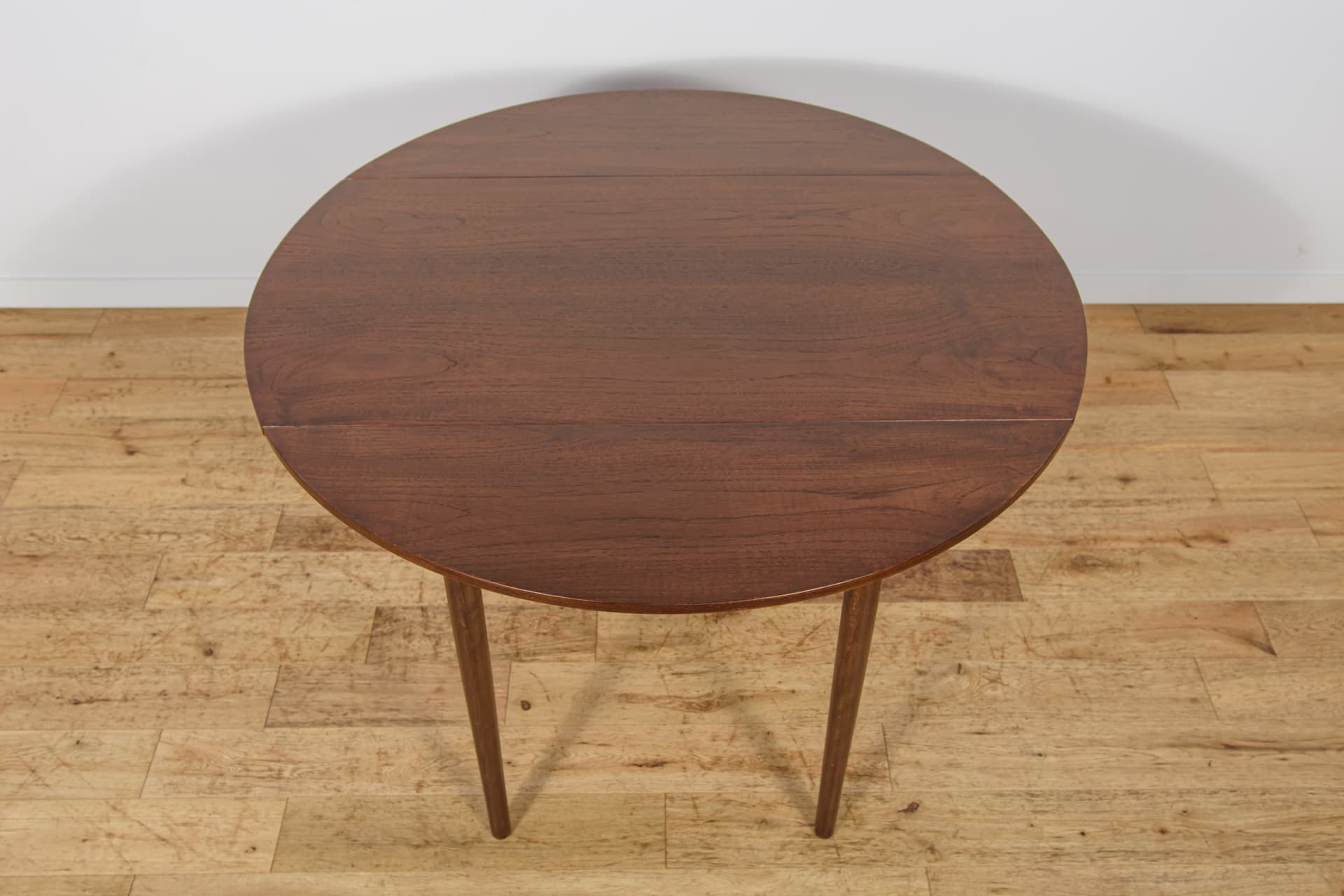 Stół rozkładany Drop Leaf, brąz, teak, Wielka Brytania, lata 60. - 343203