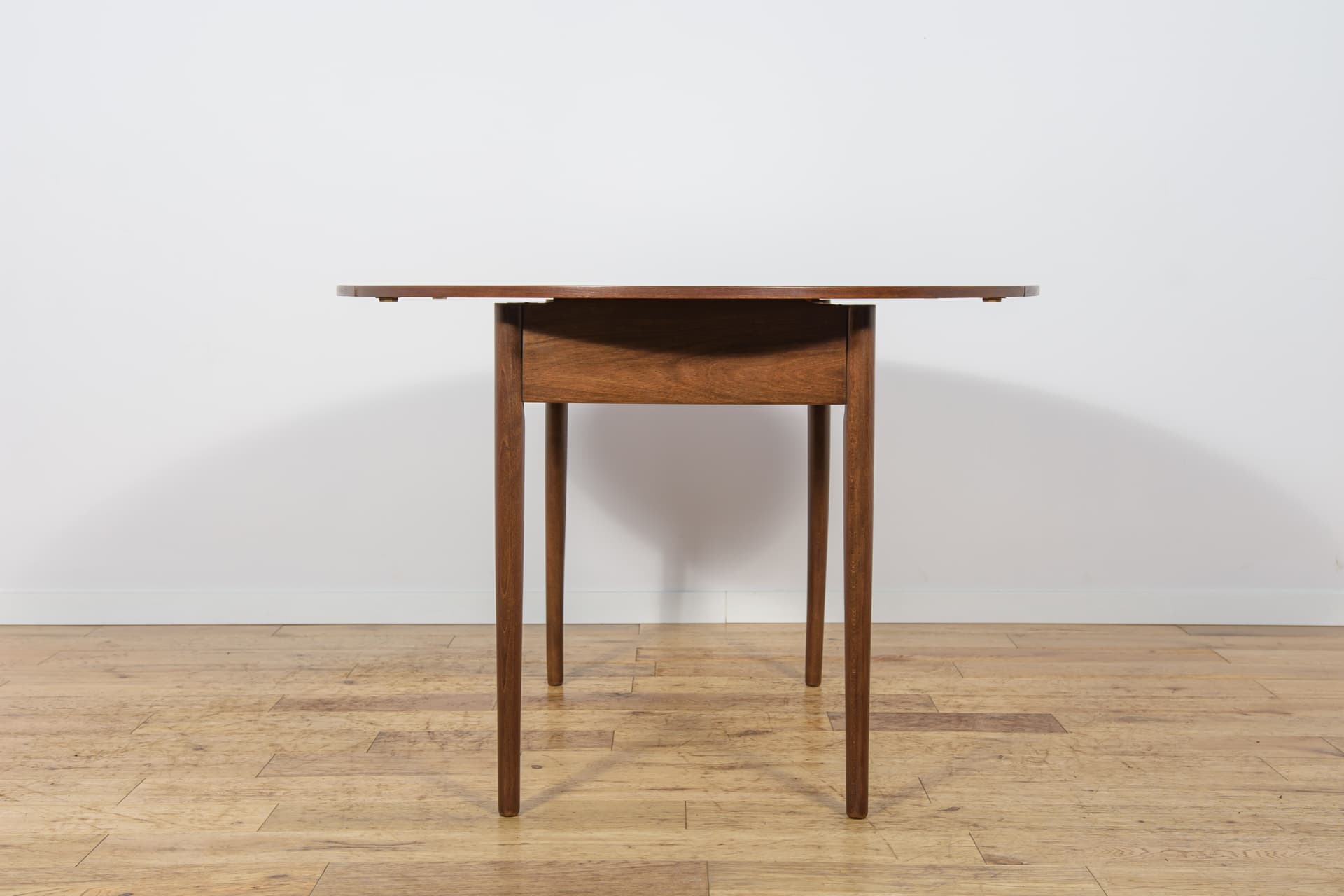 Stół rozkładany Drop Leaf, brąz, teak, Wielka Brytania, lata 60. - 343202