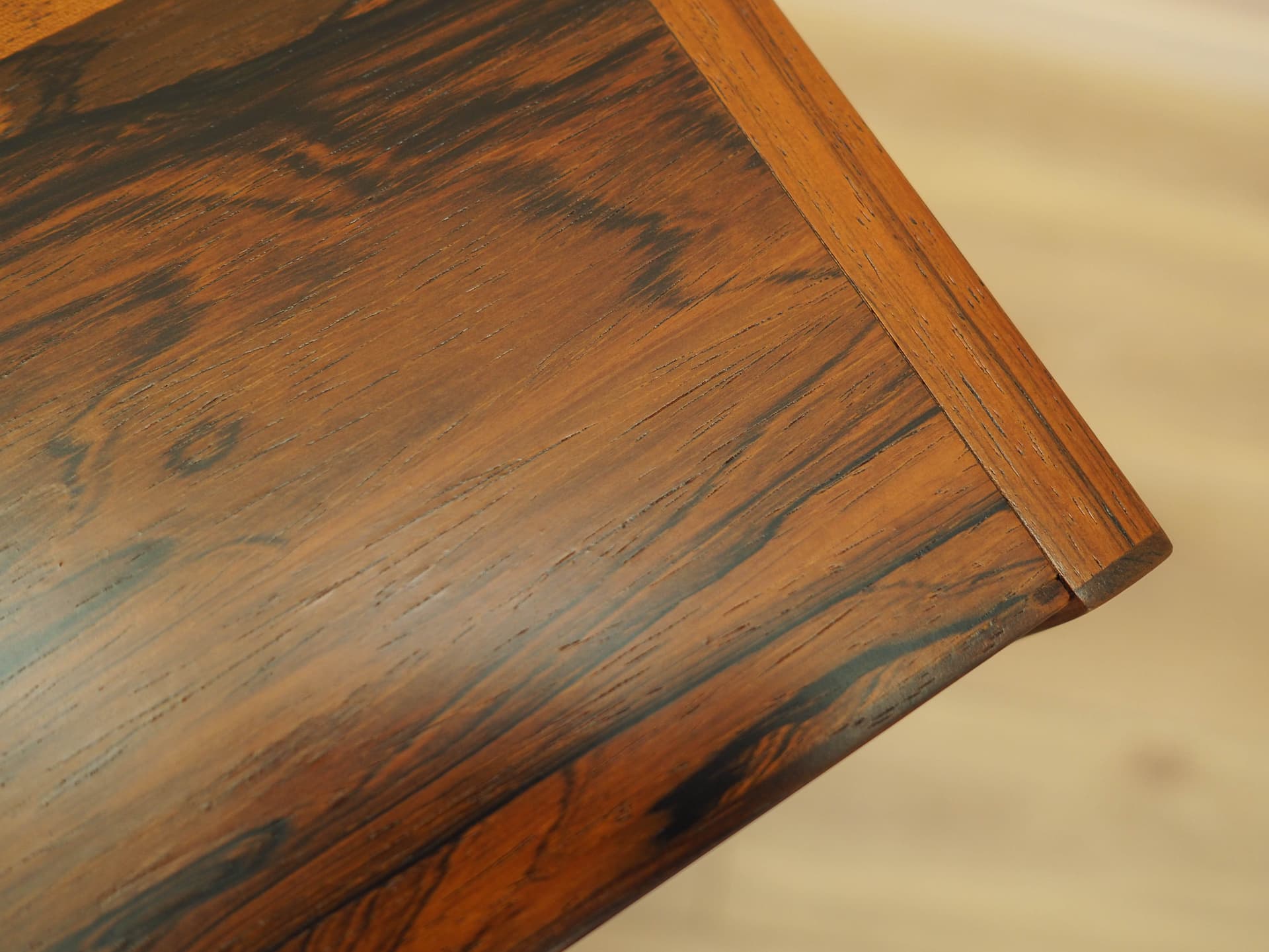 Cabinet, brown rosewood, black wood, Denmark, 1970s. - 343279