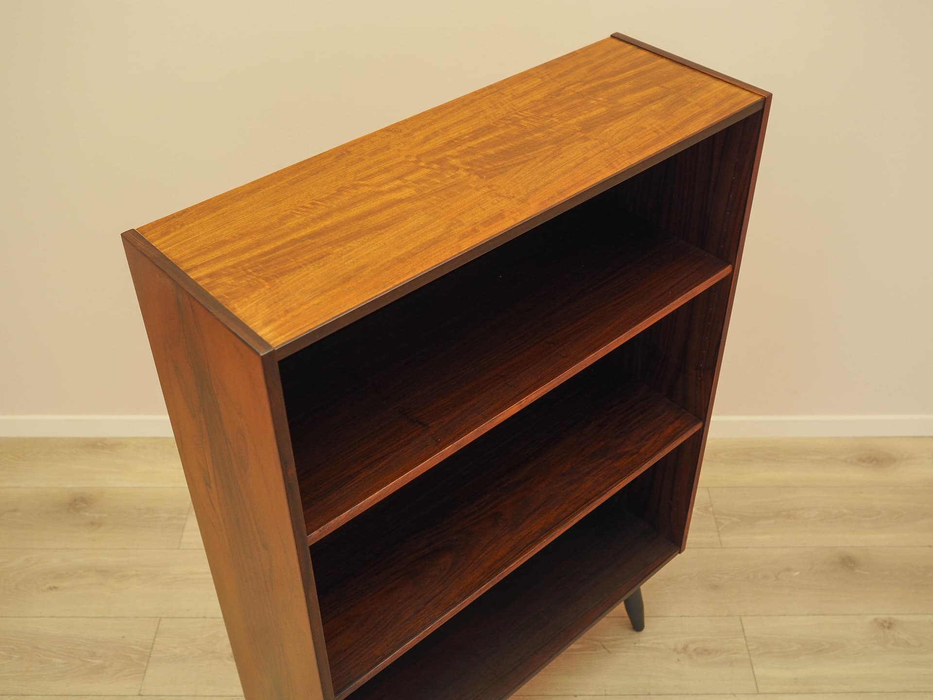 Bookcase, brown rosewood, black wood, Denmark, 1970s. - 343287