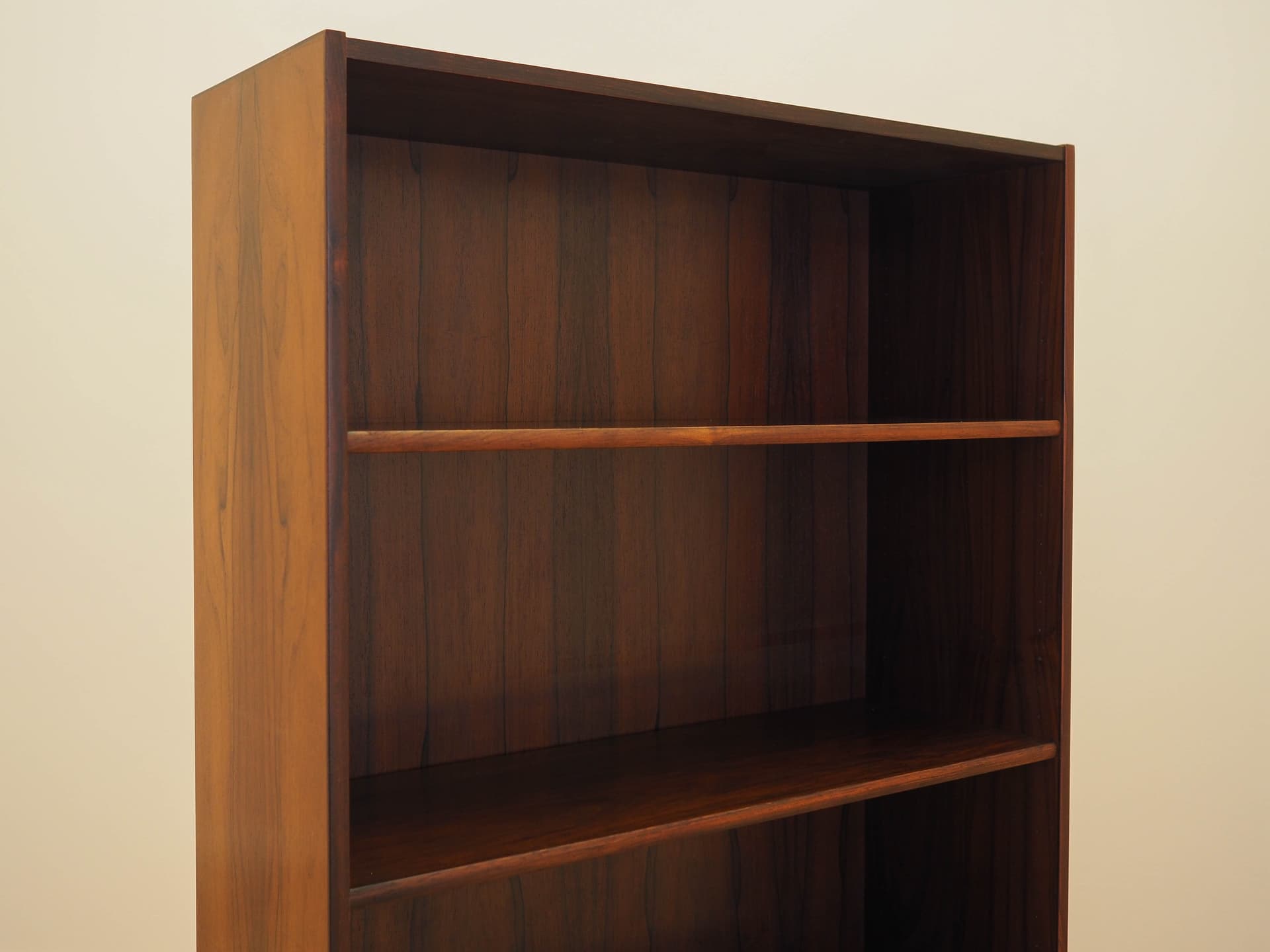 Bookcase, brown rosewood, black wood, Denmark, 1970s. - 343286