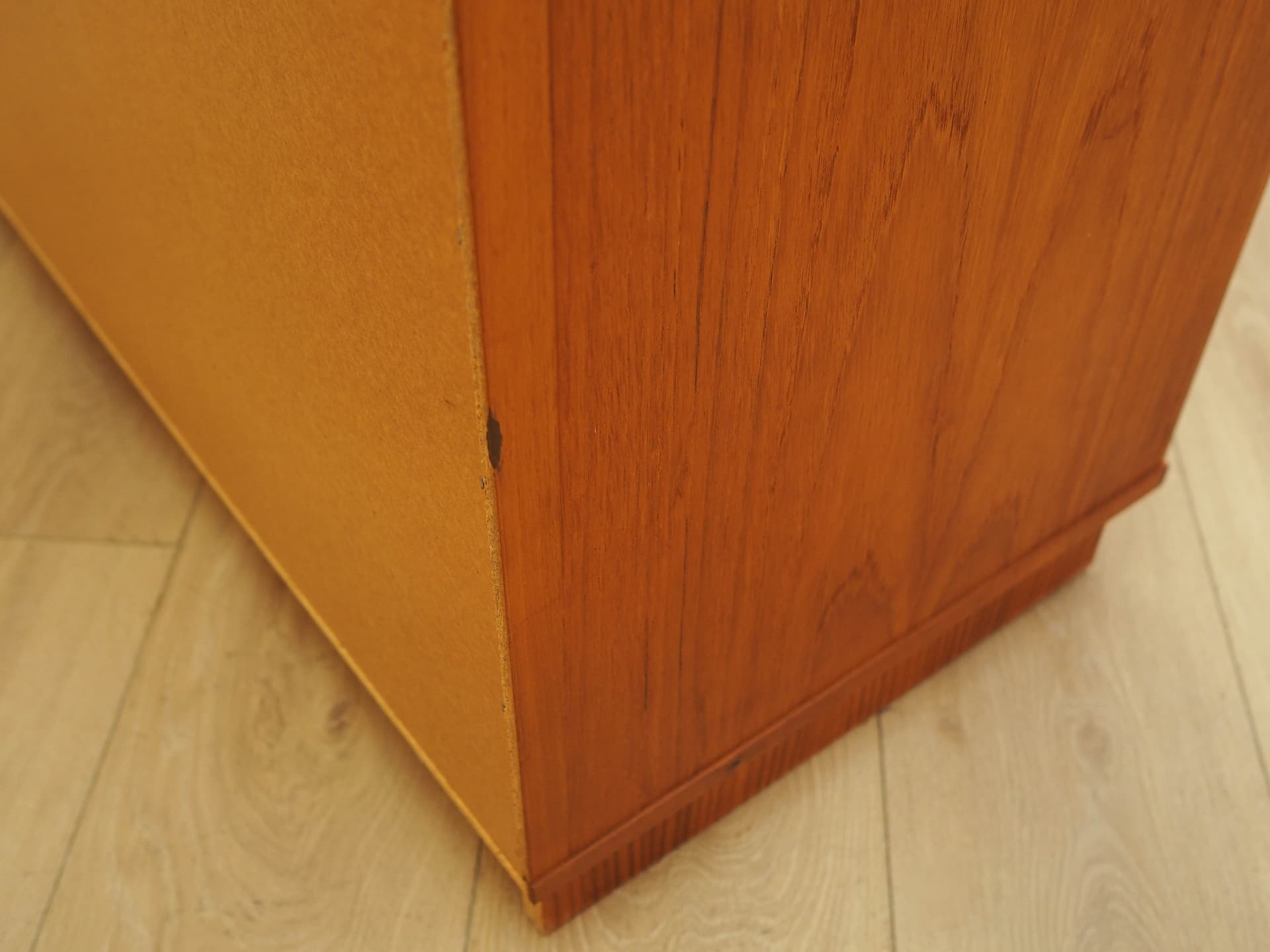 Chest of drawers, brown red teak, Denmark, 1960s. - 343349