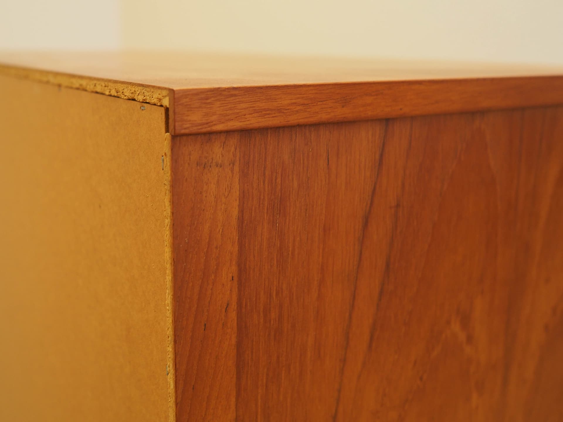 Chest of drawers, brown red teak, Denmark, 1960s. - 343350